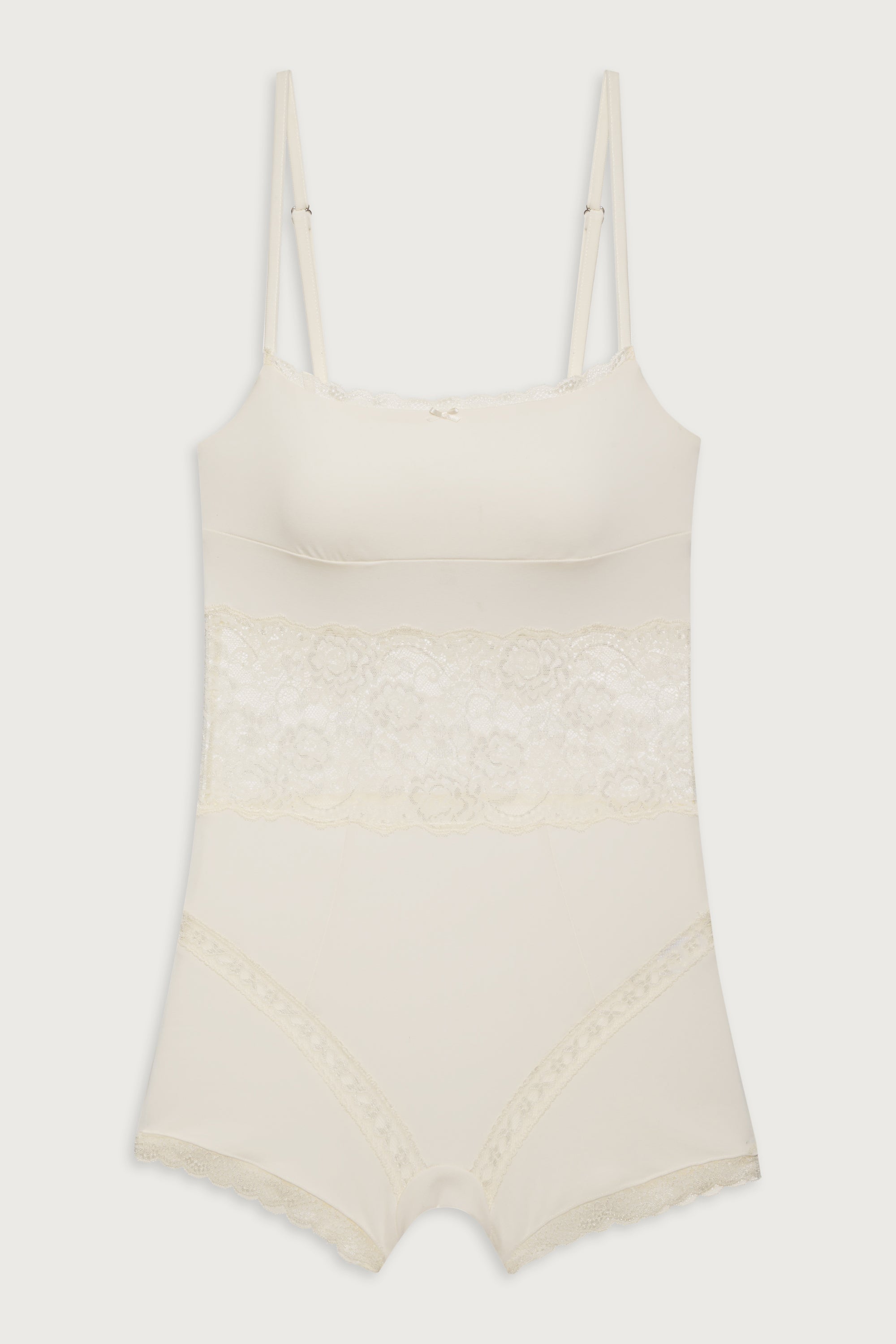 Alternative view of Whisper Lace Bodysuit - Porcelain