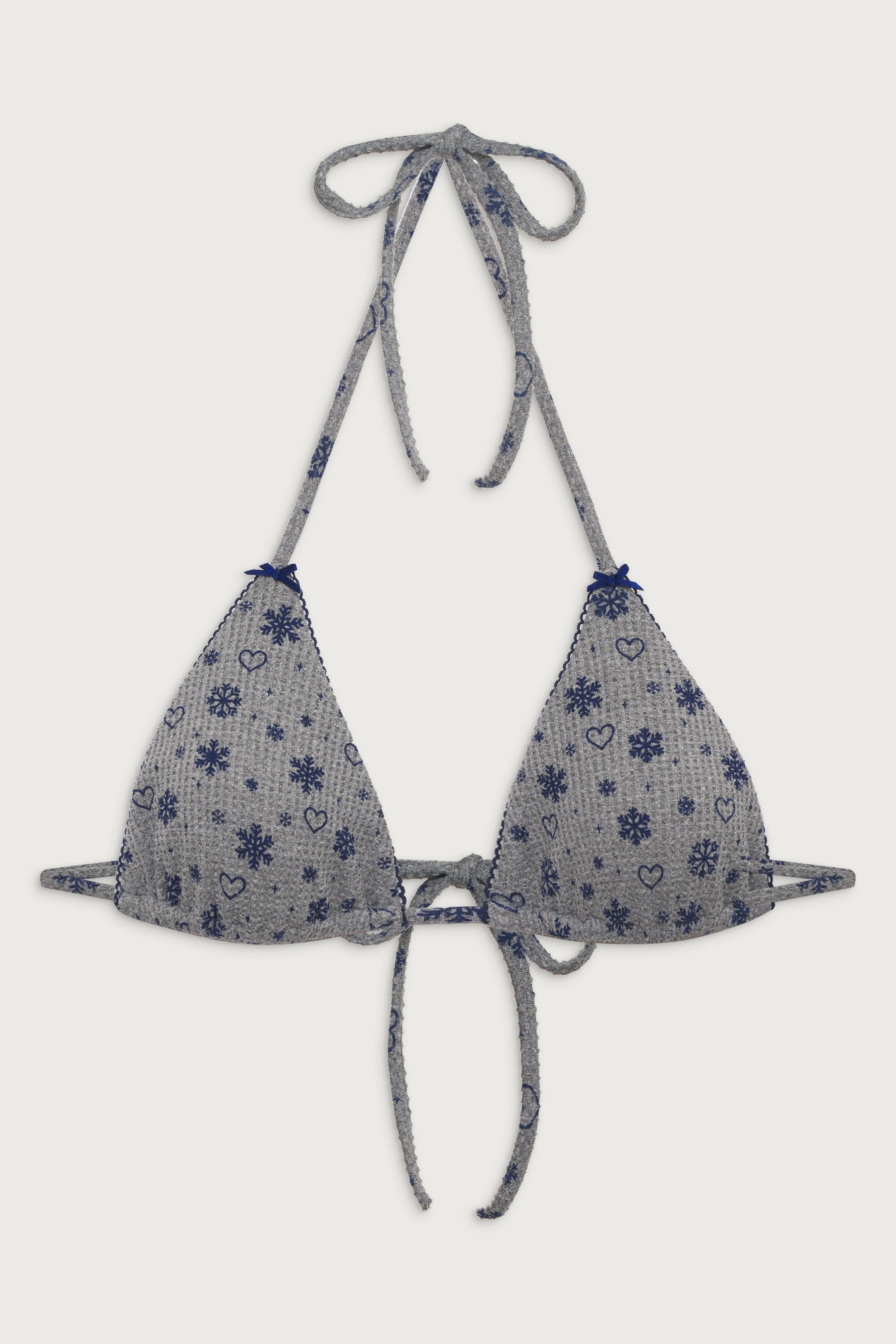 Alternative view of Tia Waffle Triangle Bikini Top - Apres Ski
