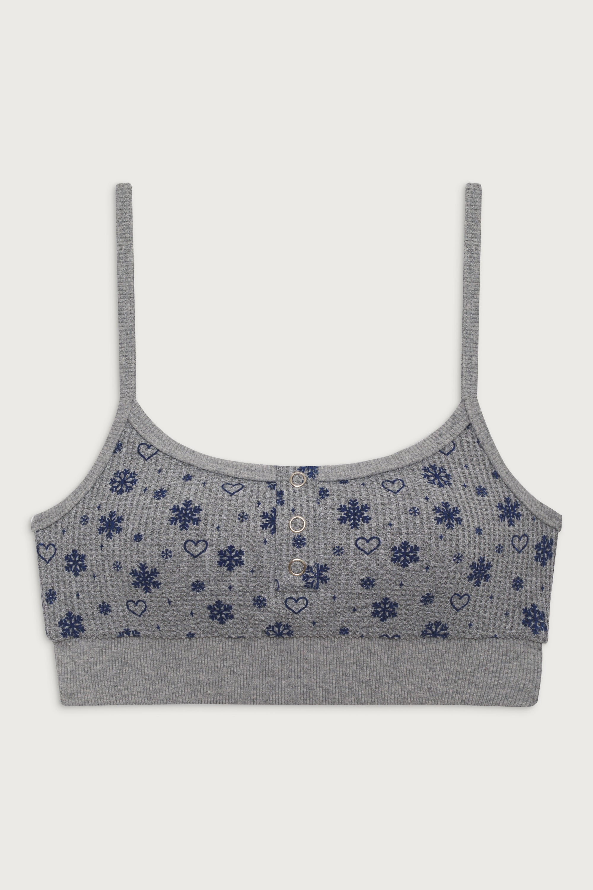 Alternative view of Sugar Waffle Bralette Top - Apres Ski