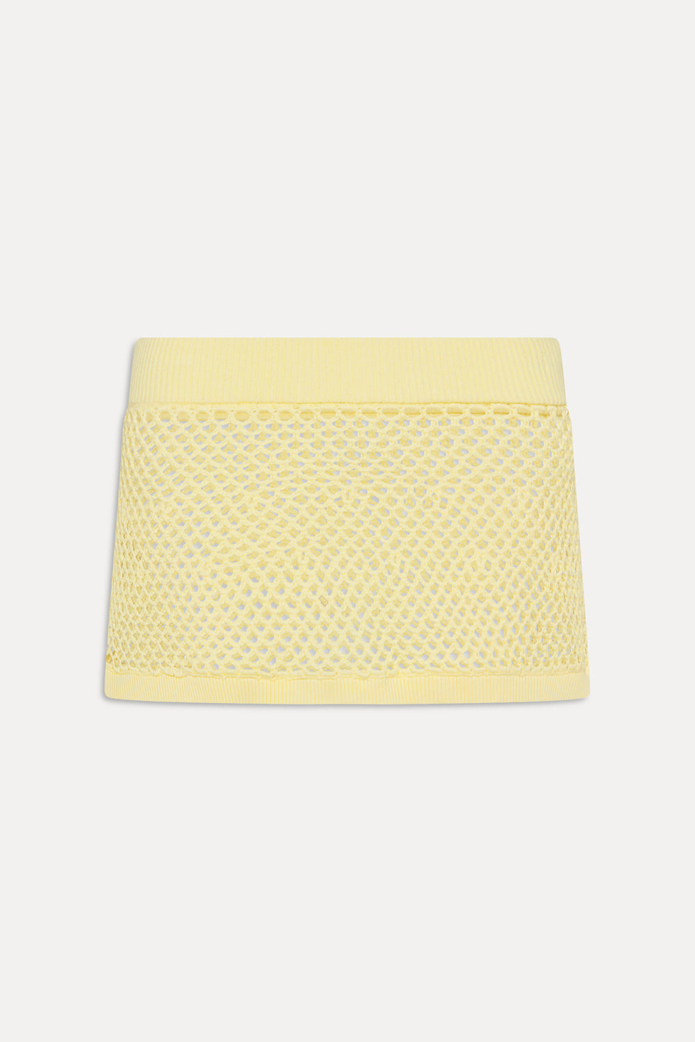 Adaline Crochet Mini Skirt - Whipped Butter - Image 3