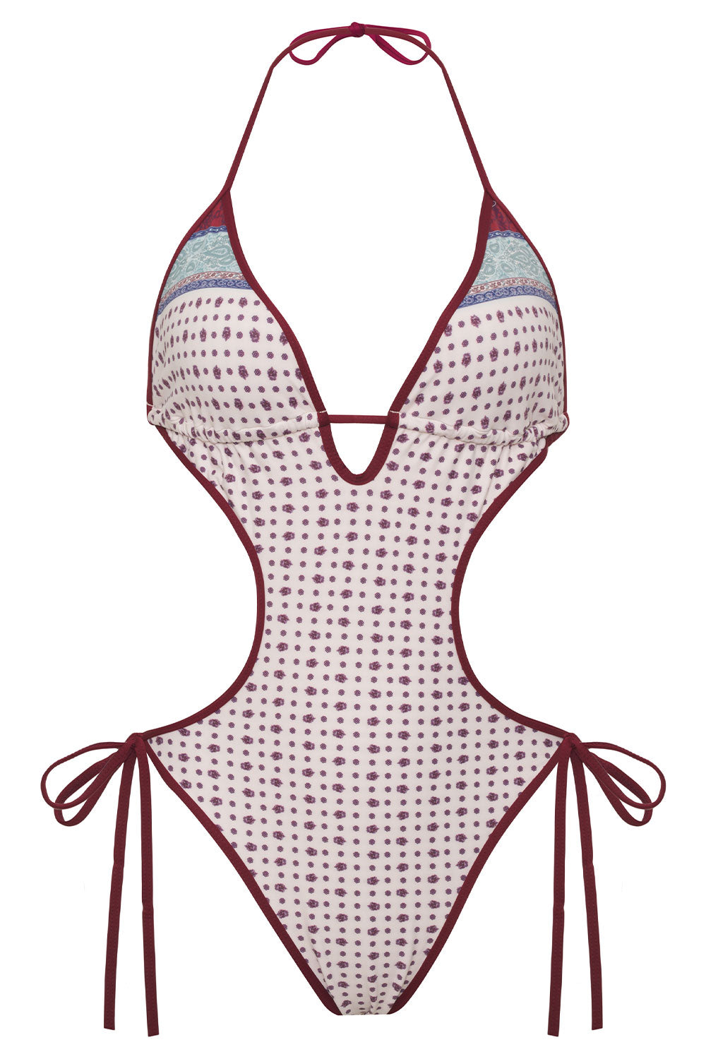 Adriana Monokini One Piece Swimsuit - Sand Paisley - Image 6