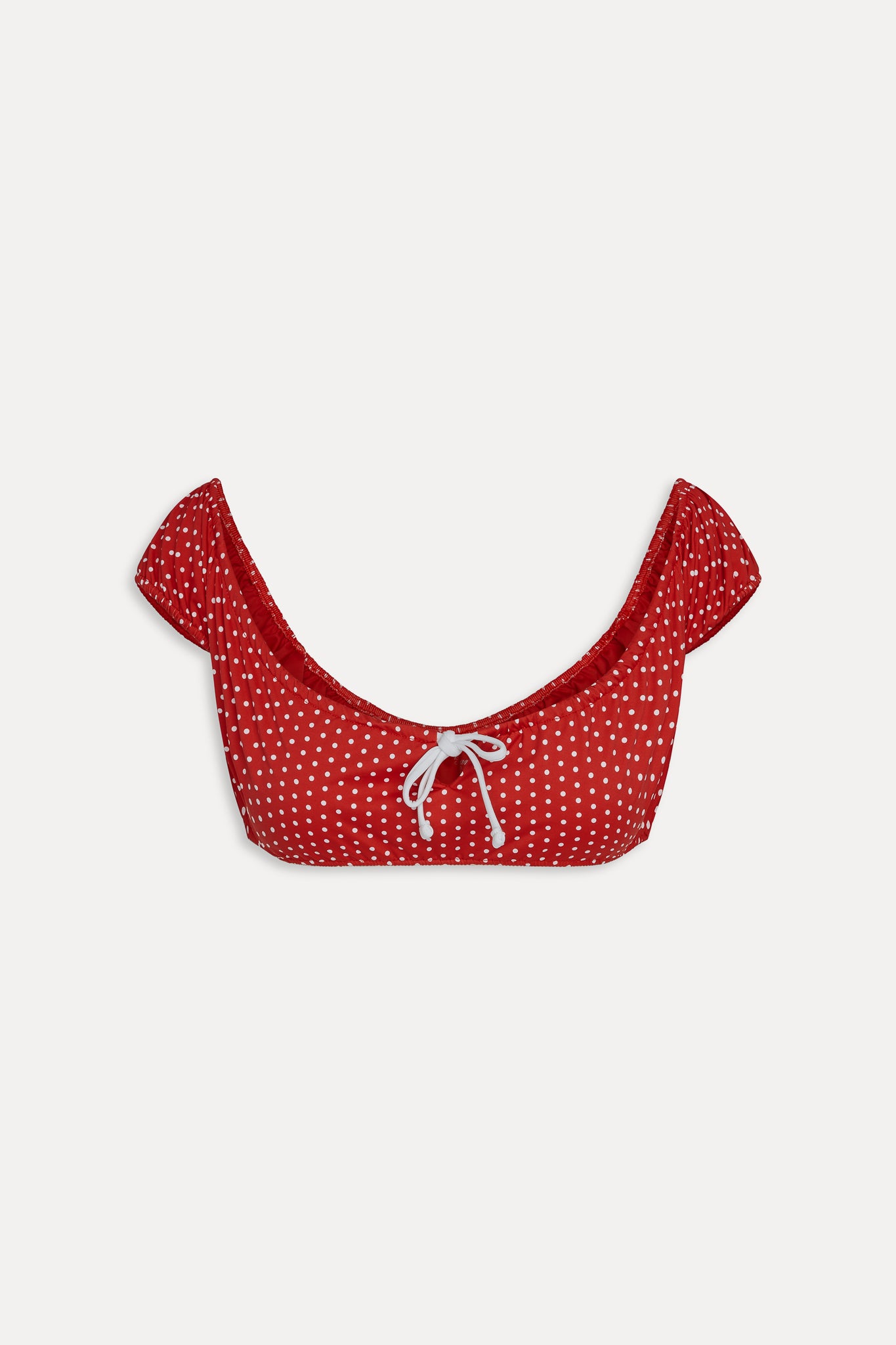 Angel Bikini Top - Red Polka Dot - Image 3
