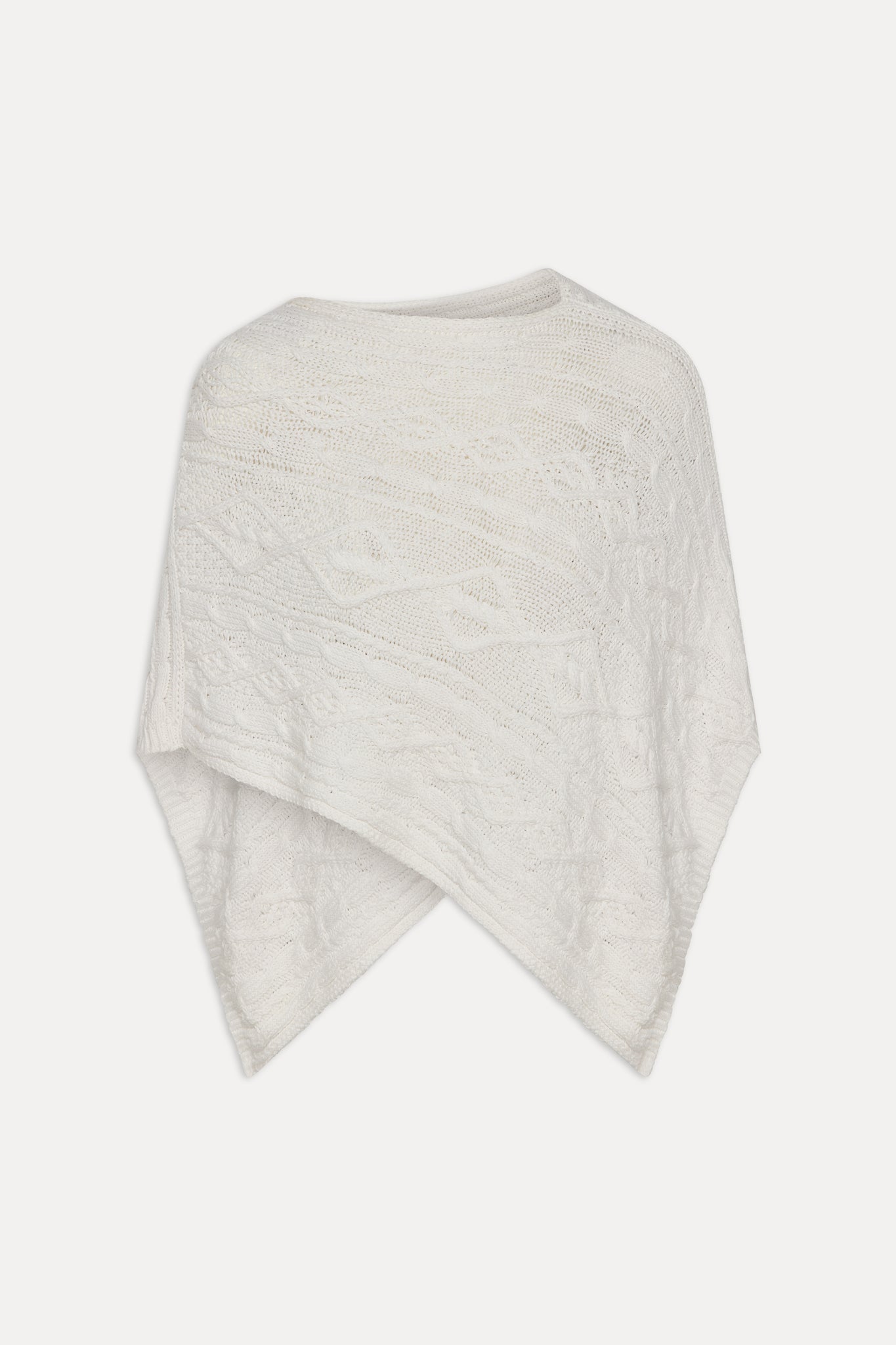 Aspen Poncho - Cloud White - Image 3