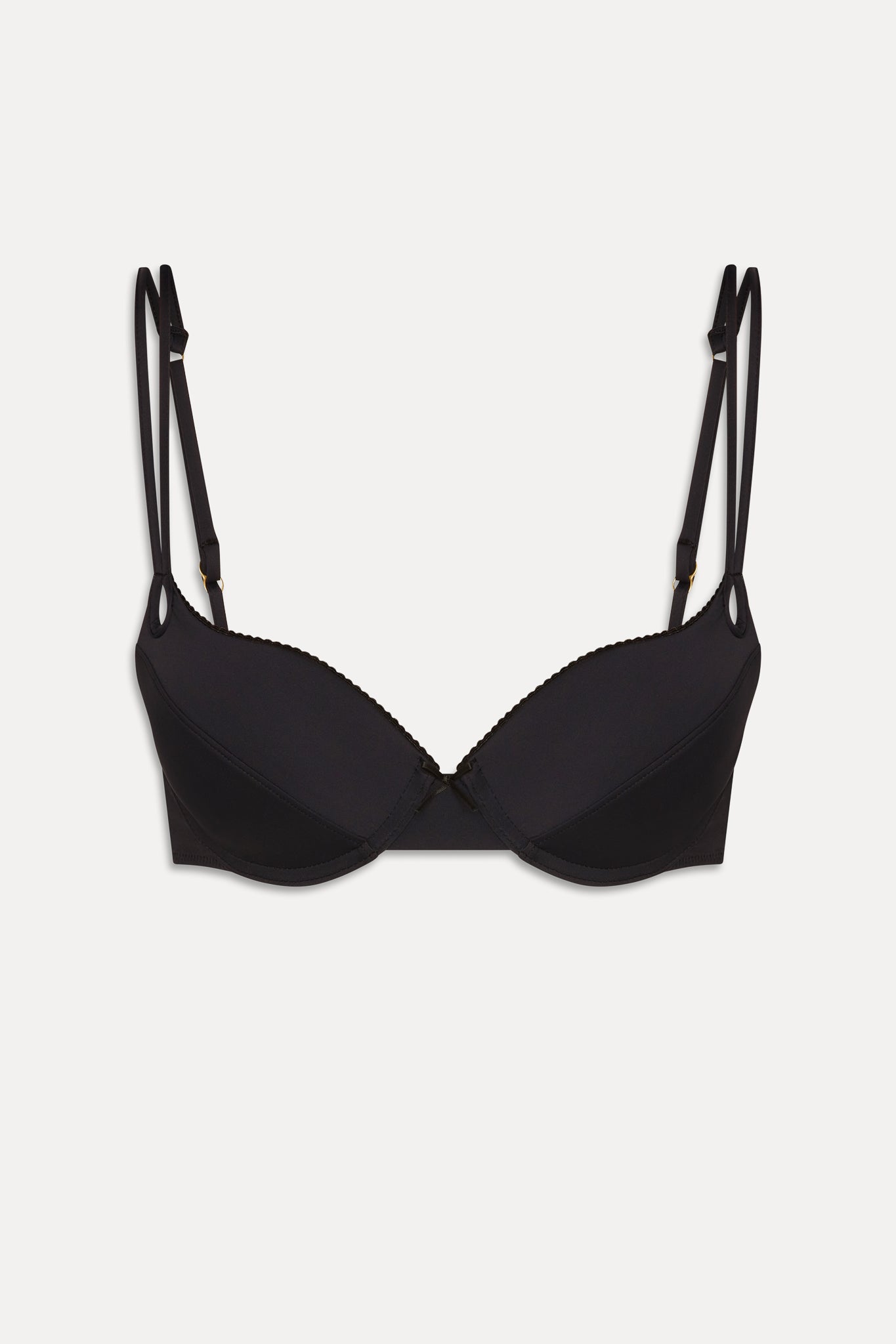 Cherish Push Up Bikini Top - Black - Image 3