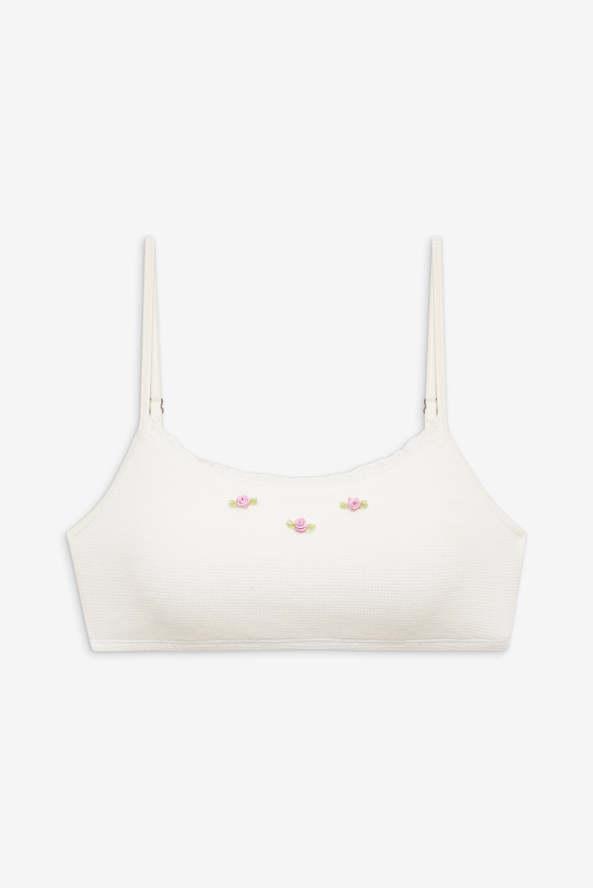 Bay View Bikini Top - White - Image 3