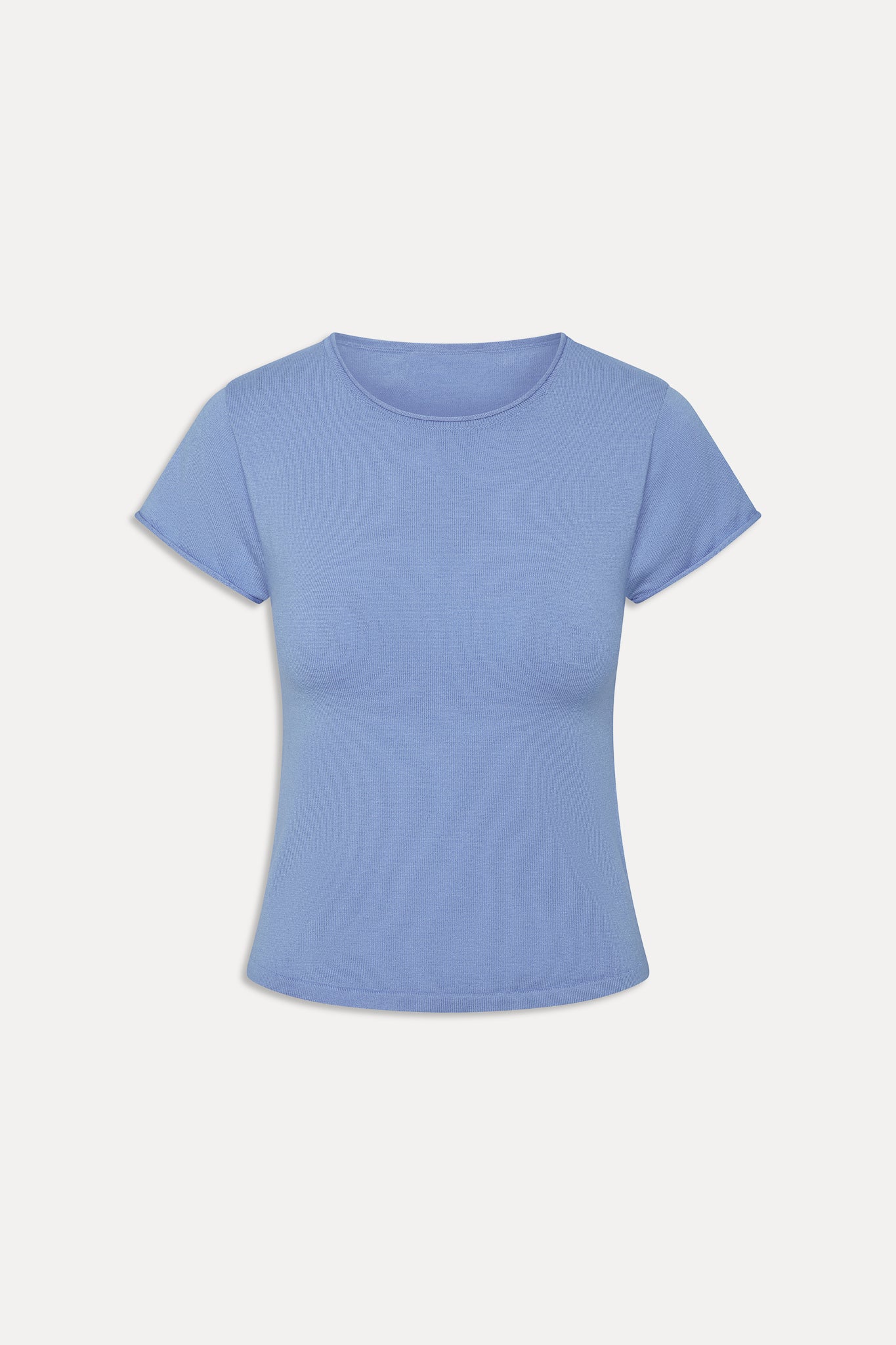 Baylee Knit Tee - Heaven Blue - Image 3