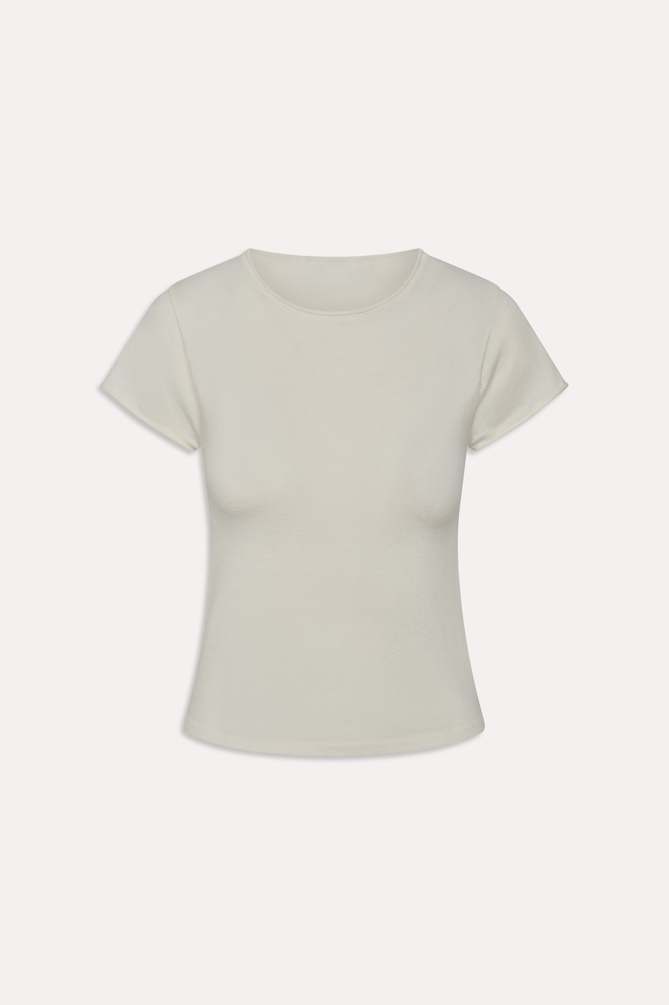 Baylee Knit Tee - Soft Vanilla - Image 3
