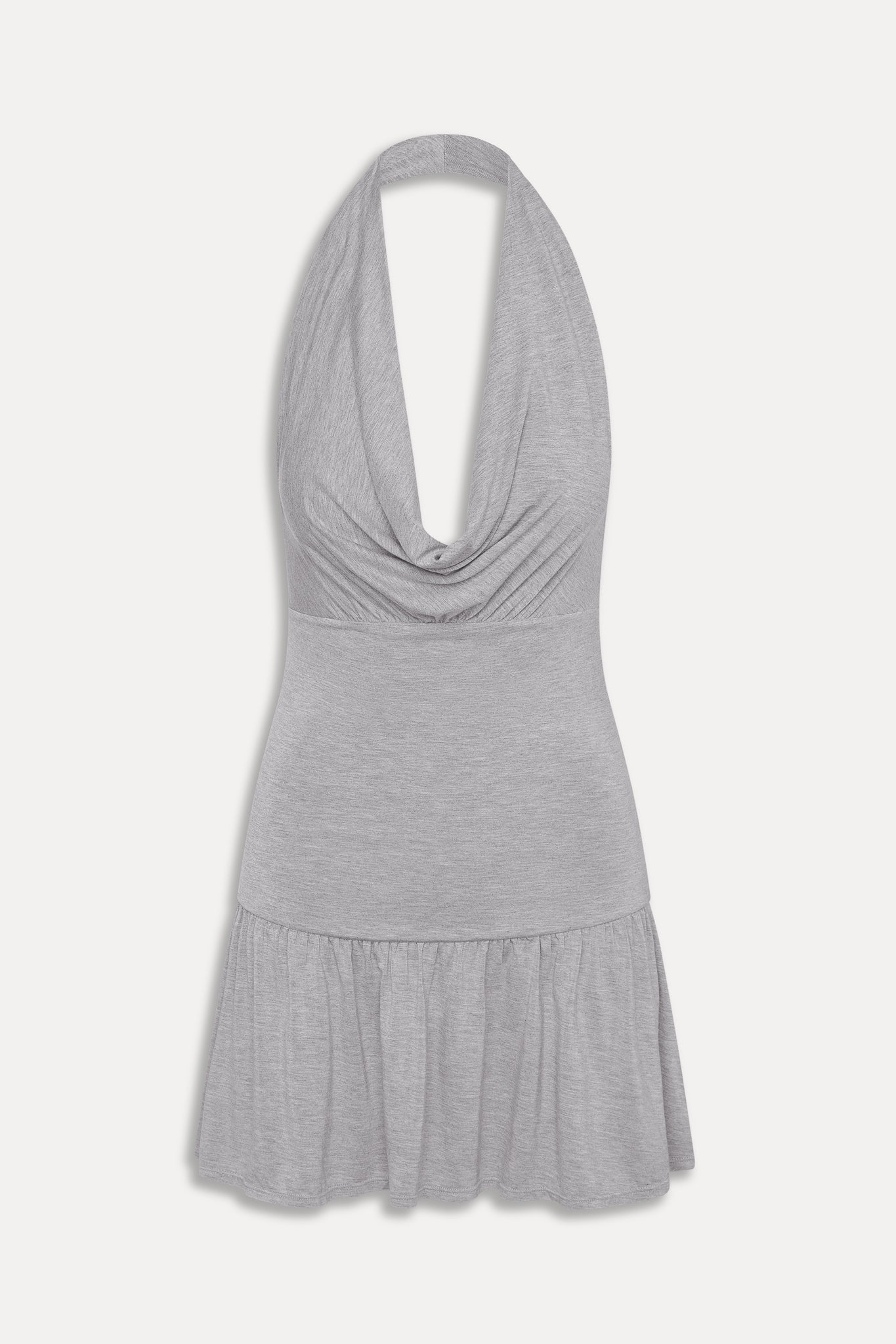 Bowery Cowl Neck Mini Dress - Riverbed - Image 3