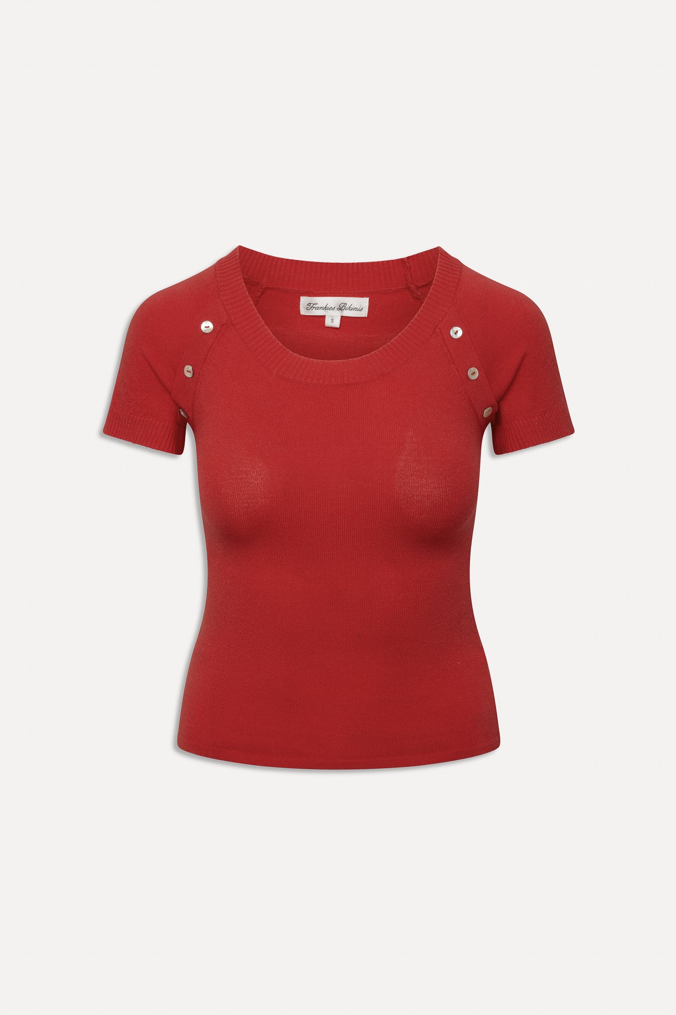 Callum Knit Shirt - Cherry - Image 3
