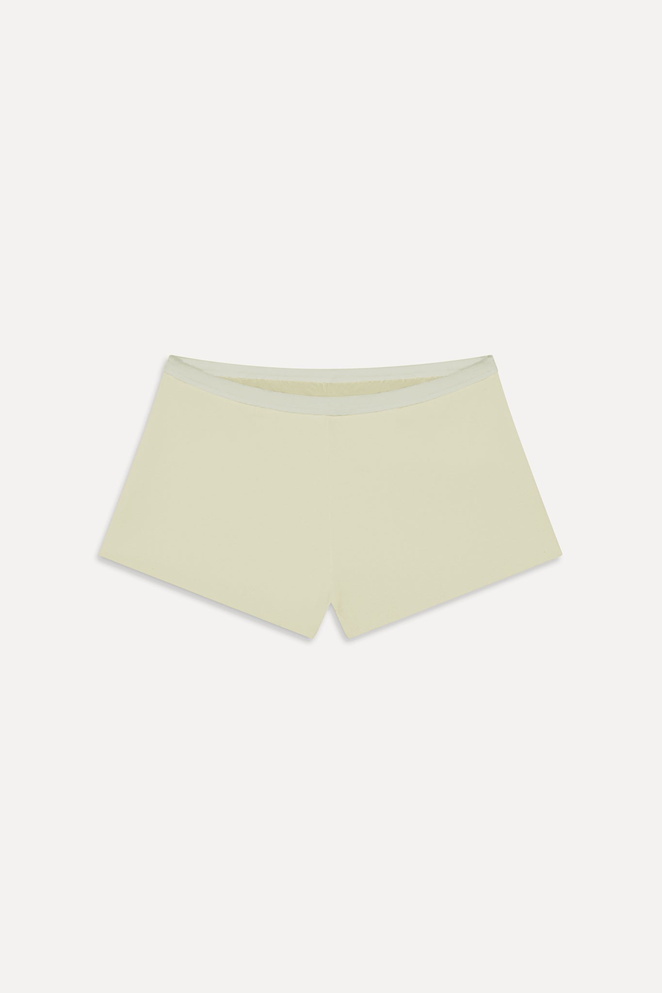 Caster Terry Cheeky Boy Shorts - Lemon - Image 3