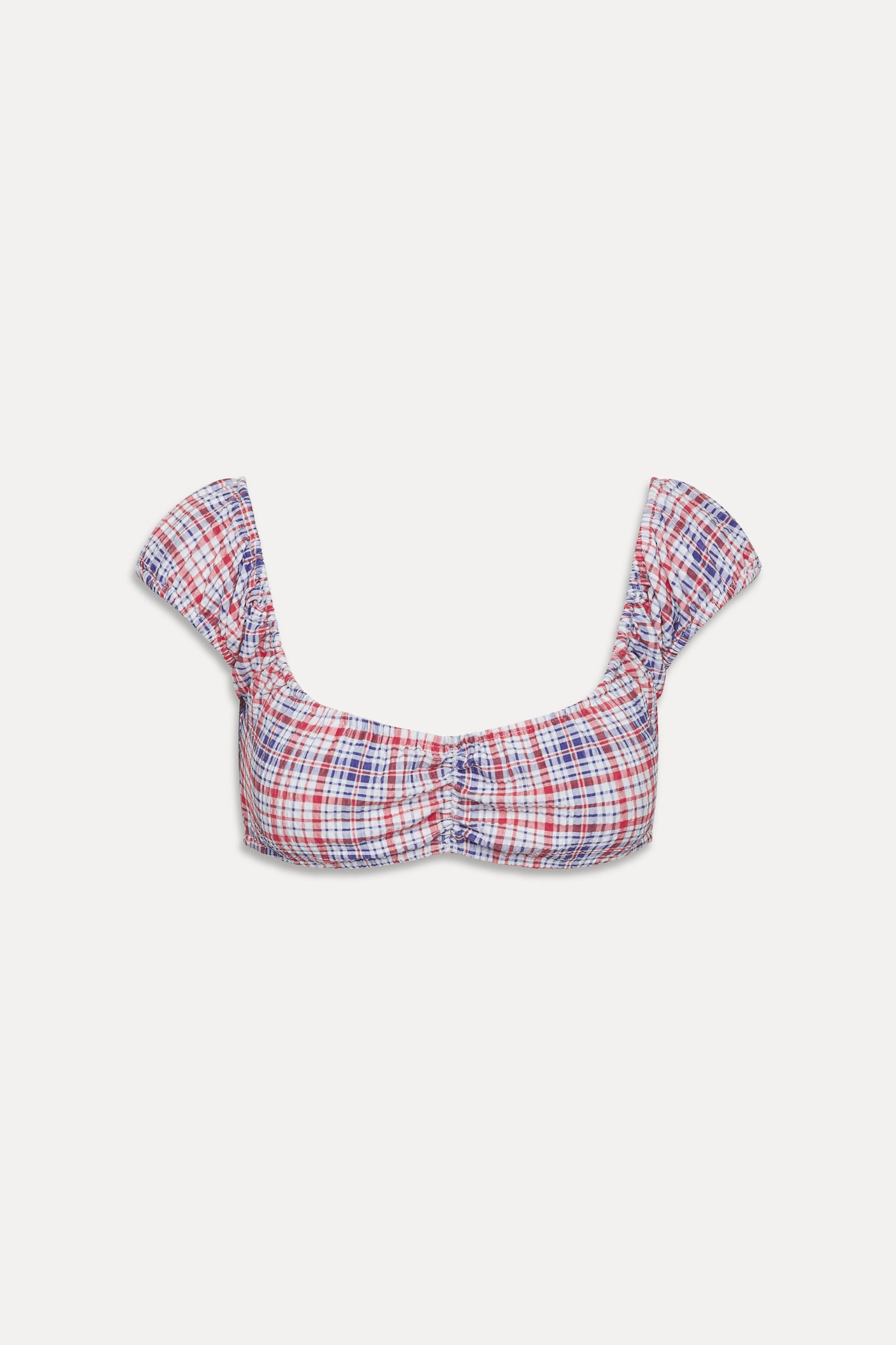 Charlotte Bikini Top - Americana Plaid - Image 3