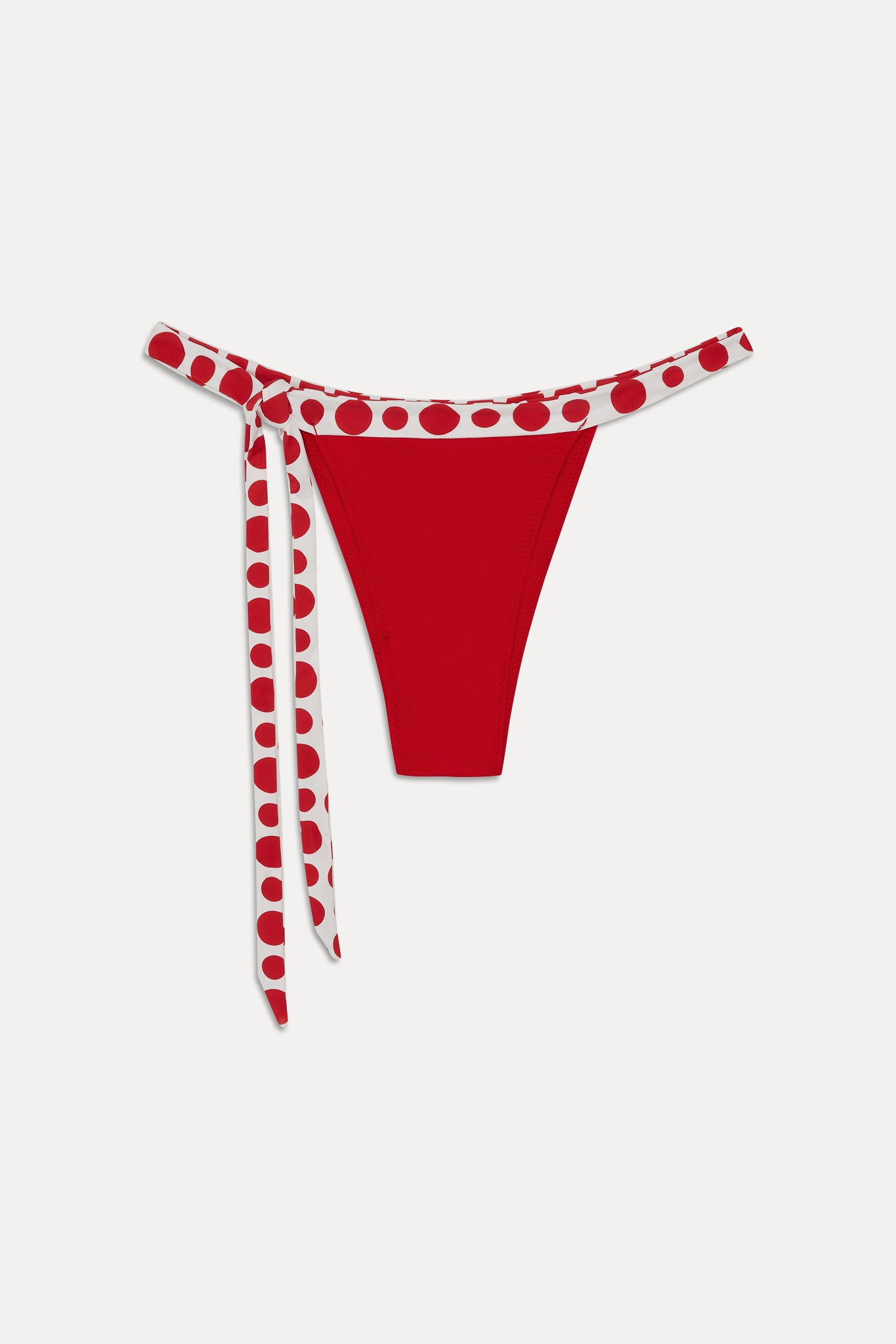 Coco Skimpy Bikini Bottom - Red Dottie - Image 3