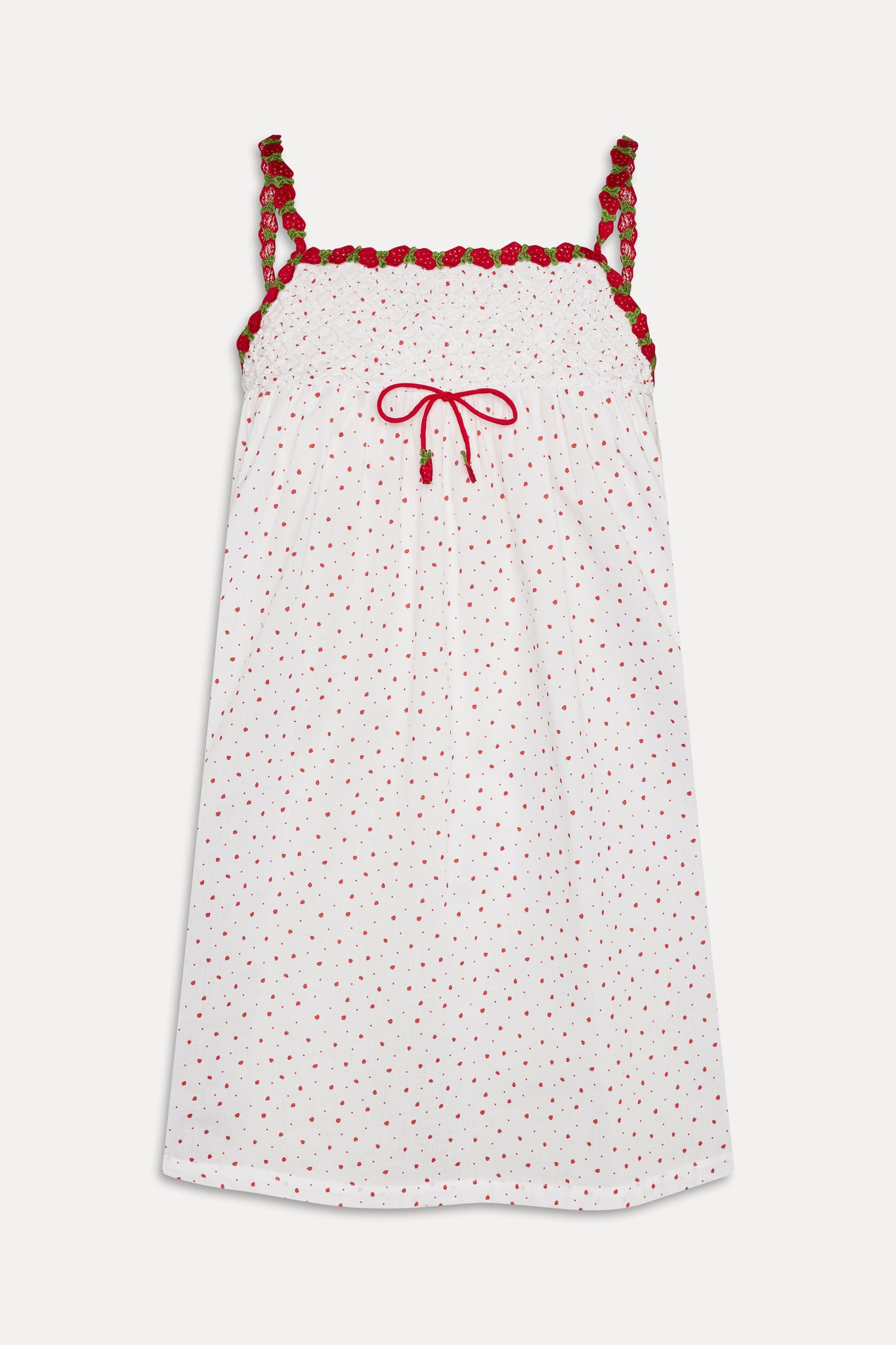 Coppola Cotton Babydoll Dress - Tiny Berry - Image 3