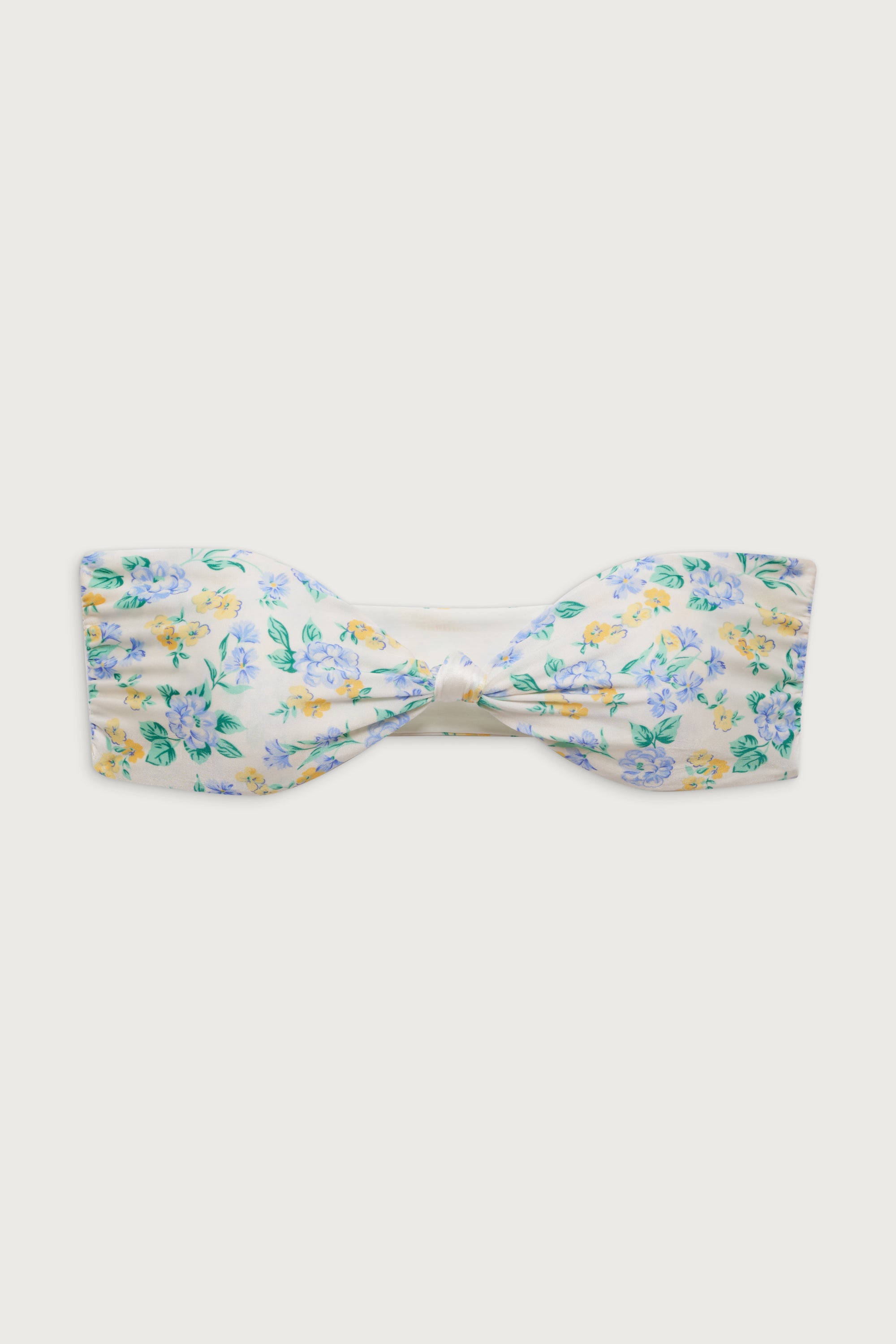 Crescent Shine Bandeau Bikini Top - Coastal Floral - Image 3