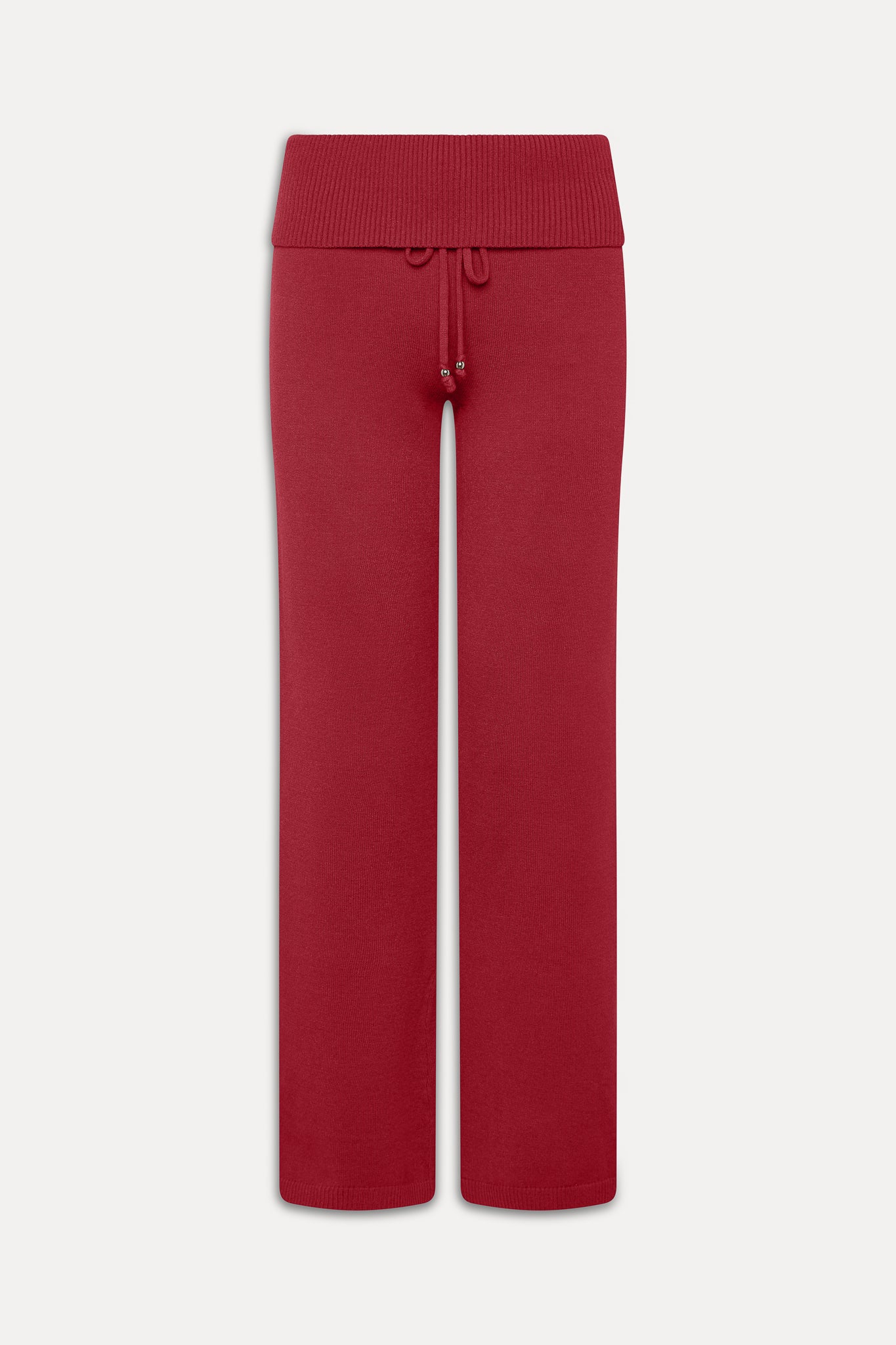 Dawson Knit Fold Over Pants - Rosewood - Image 3