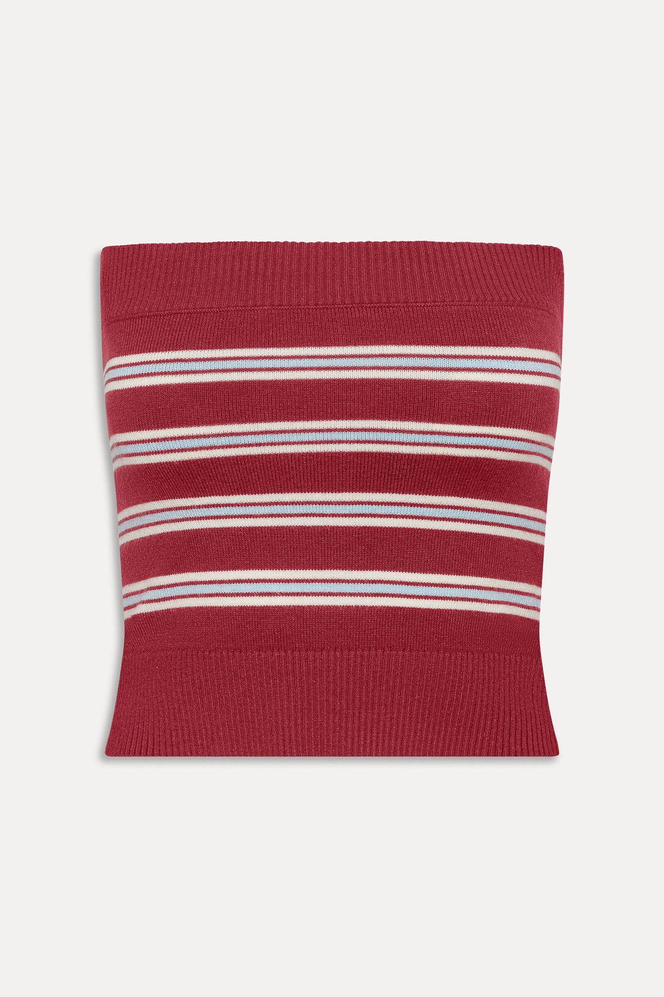 Destiny Knit Tube Top - Collegiate Stripe - Image 3