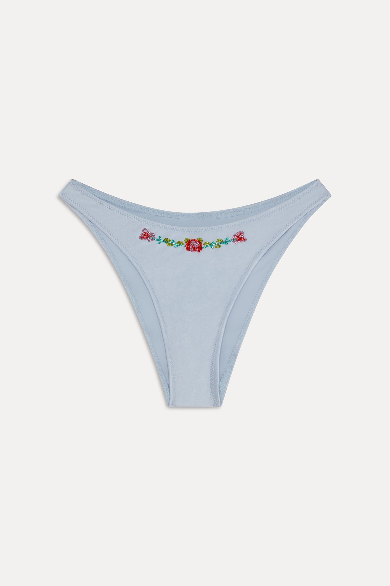 Dove Beaded Shine Bikini Bottom - Frosting - Image 3