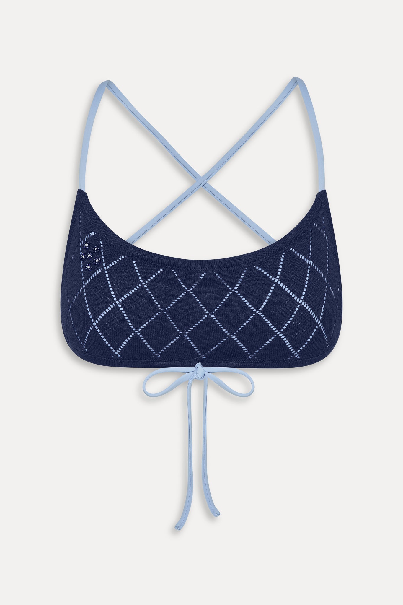 Dreamy Skimpy Bikini Top - Diamond Stitch - Image 3