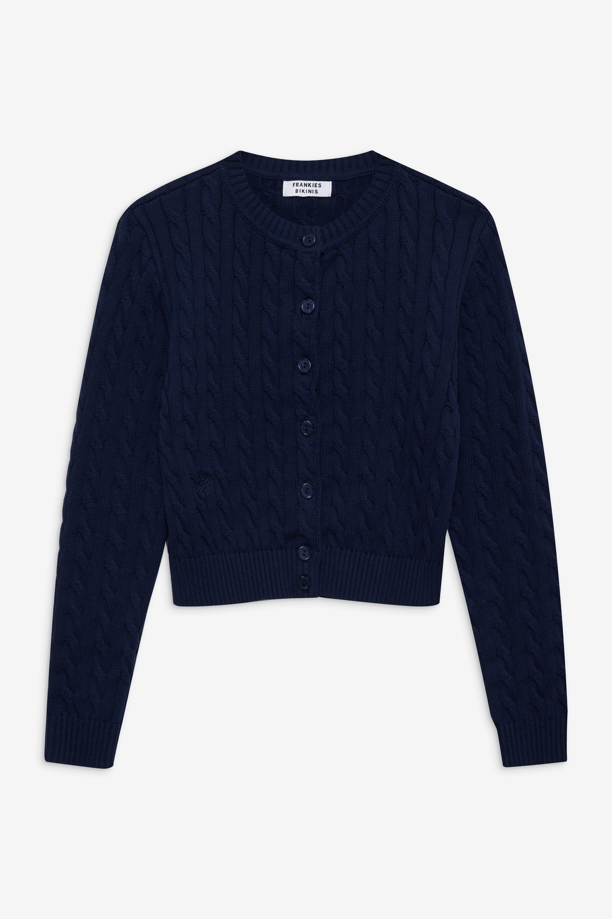 Dudley Cable Knit Cardigan - Starlight - Image 3