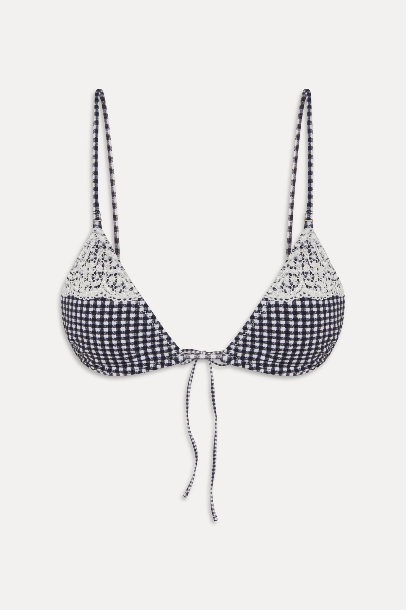 Elena Micro Cotton Bikini Top - Midnight Wishes - Image 3