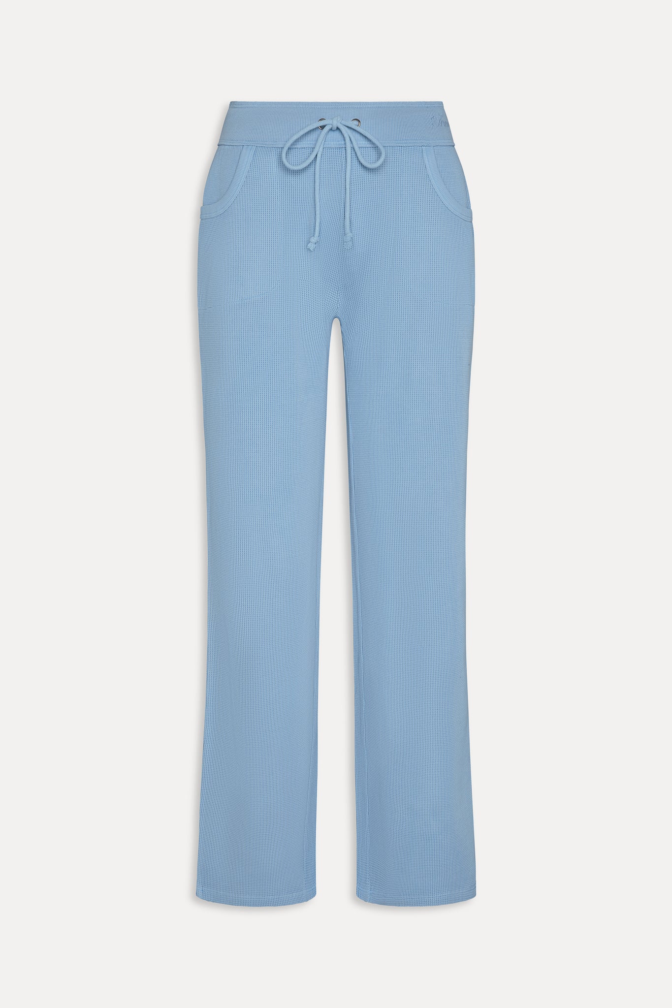 Emma Thermal Low Rise Pants - Lullaby Sky - Image 3