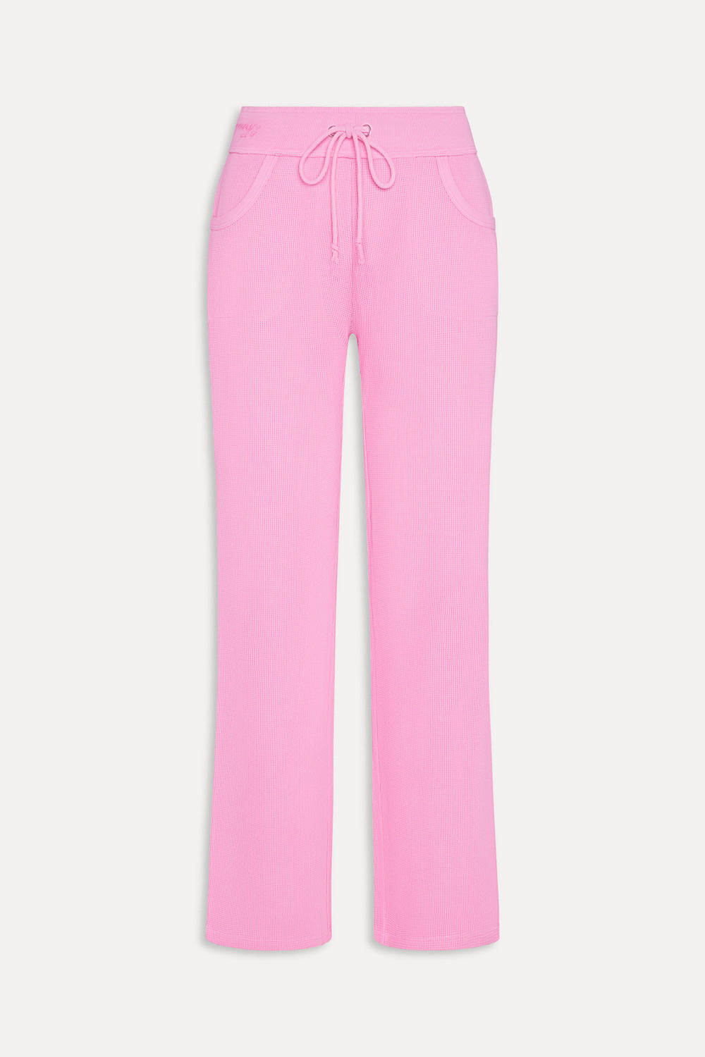 Emma Thermal Low Rise Pants - Blush - Image 3
