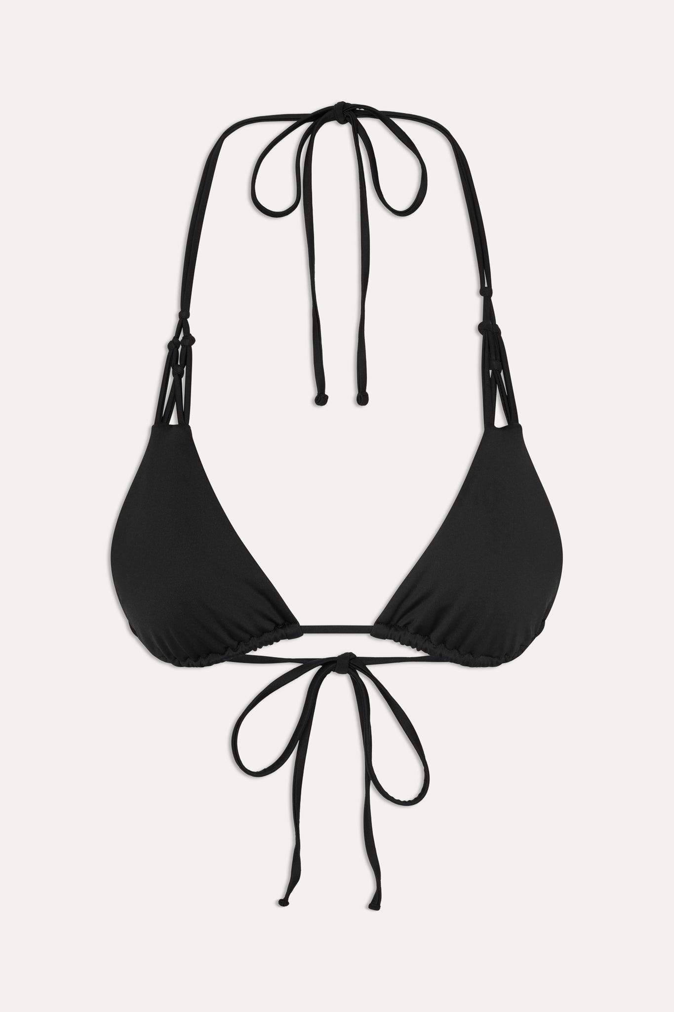 X Jennie Encore Triangle Bikini Top - Black - Image 3