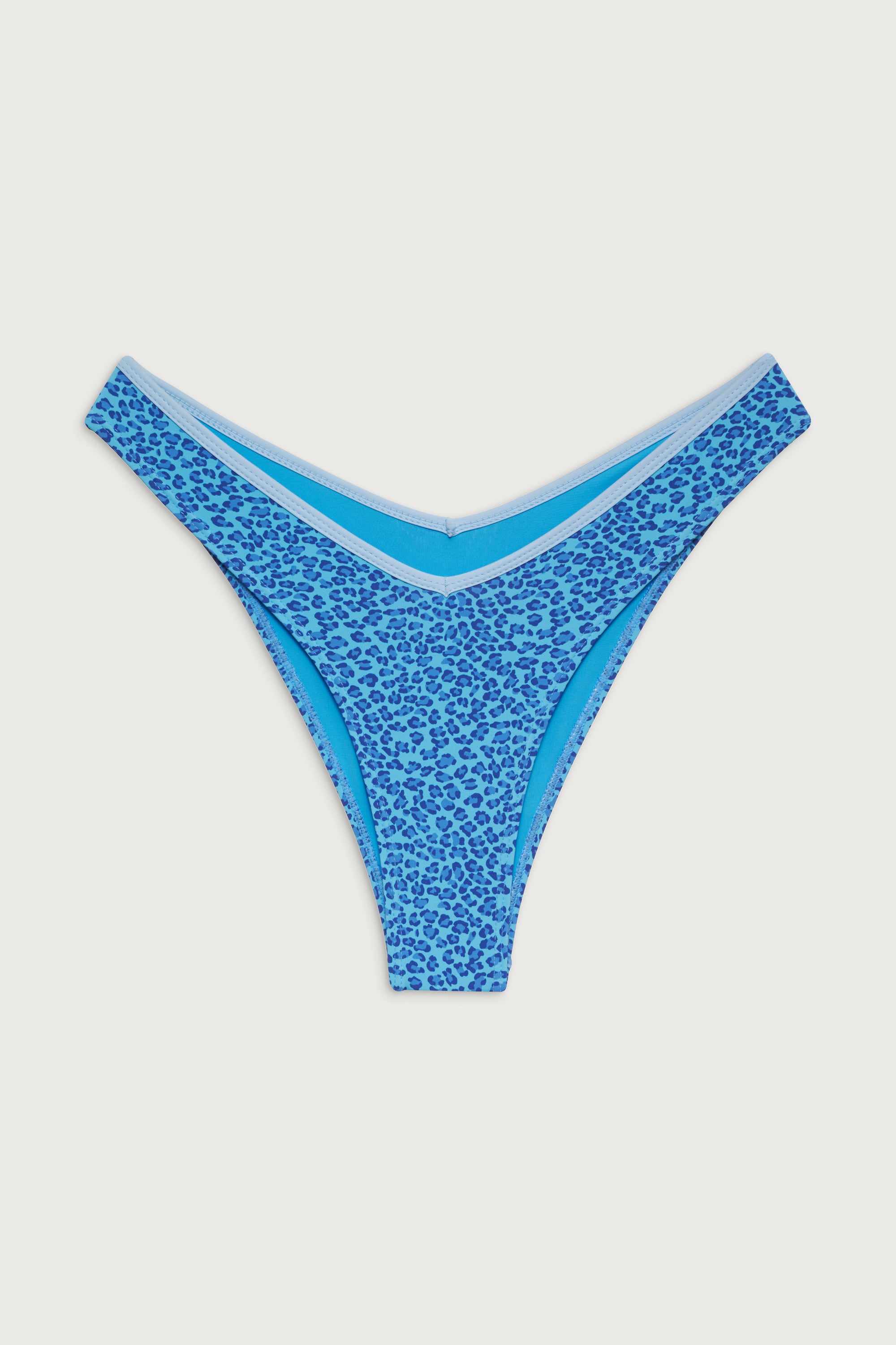 Enzo Cheeky Bikini Bottom - Cobalt Cheetah - Image 3