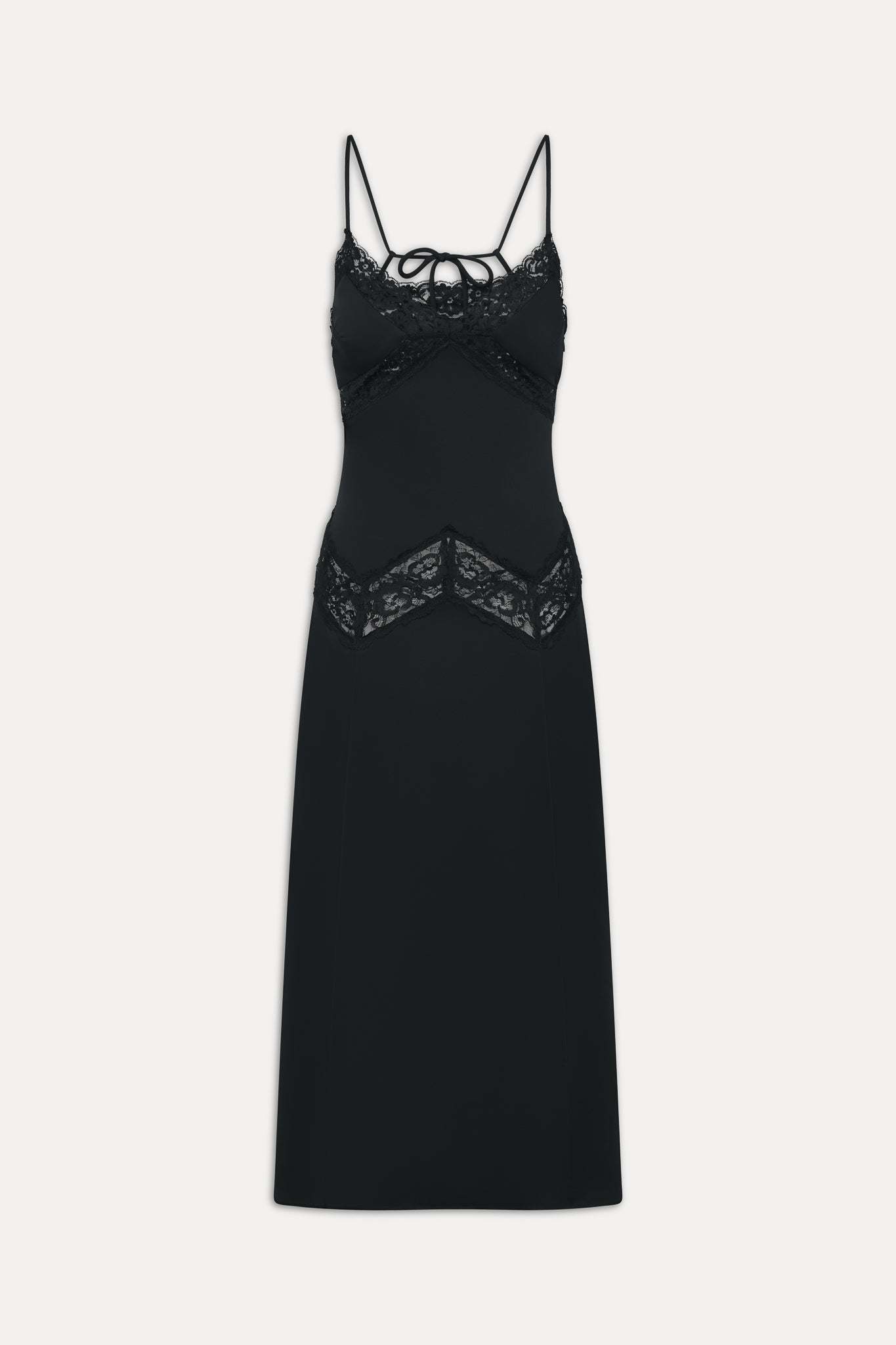 Ethereal Satin Lace Maxi Dress - Meet Me At Dusk - Image 3
