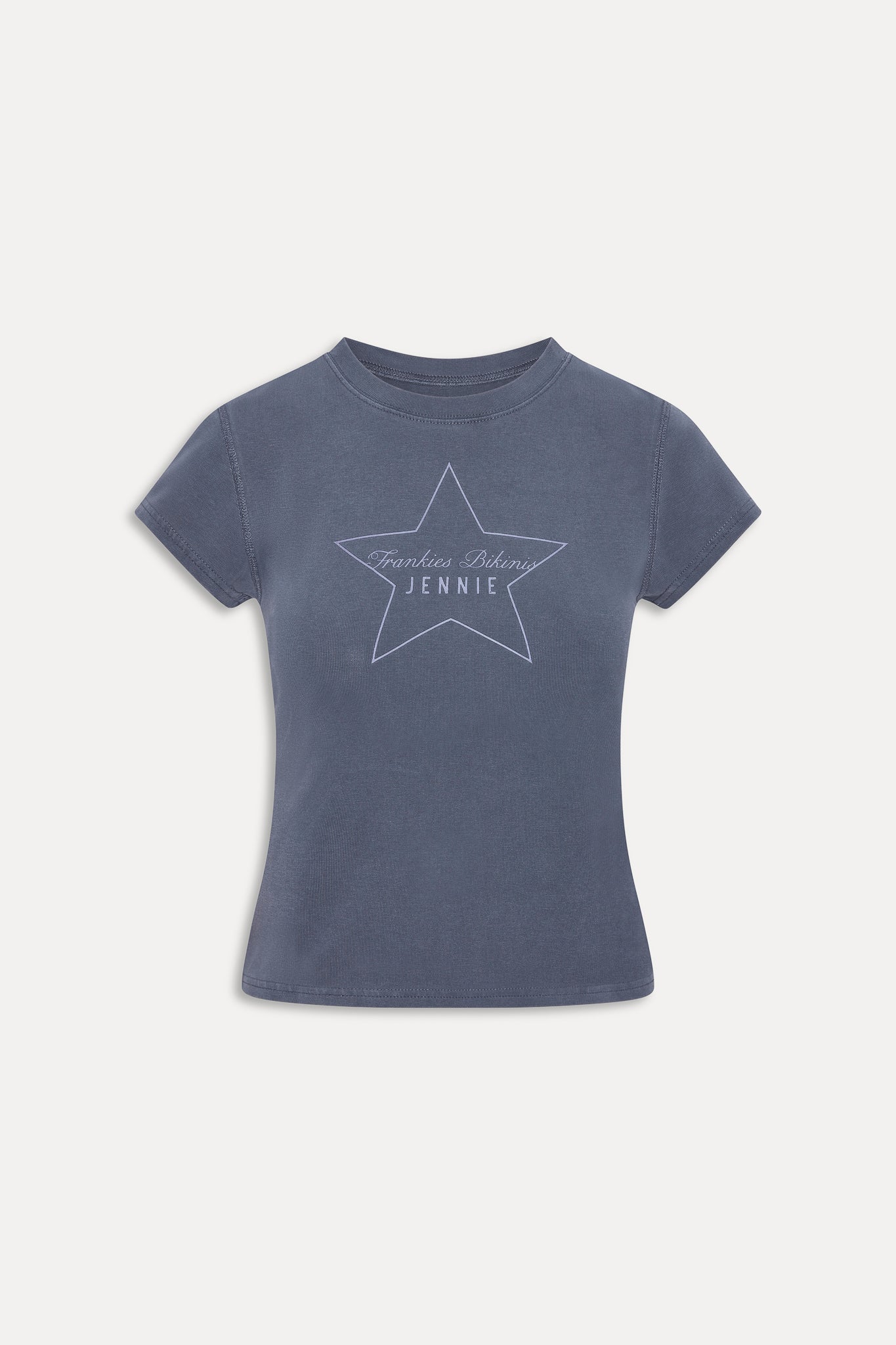 X Jennie Eva Cotton Tee - Comet - Image 3