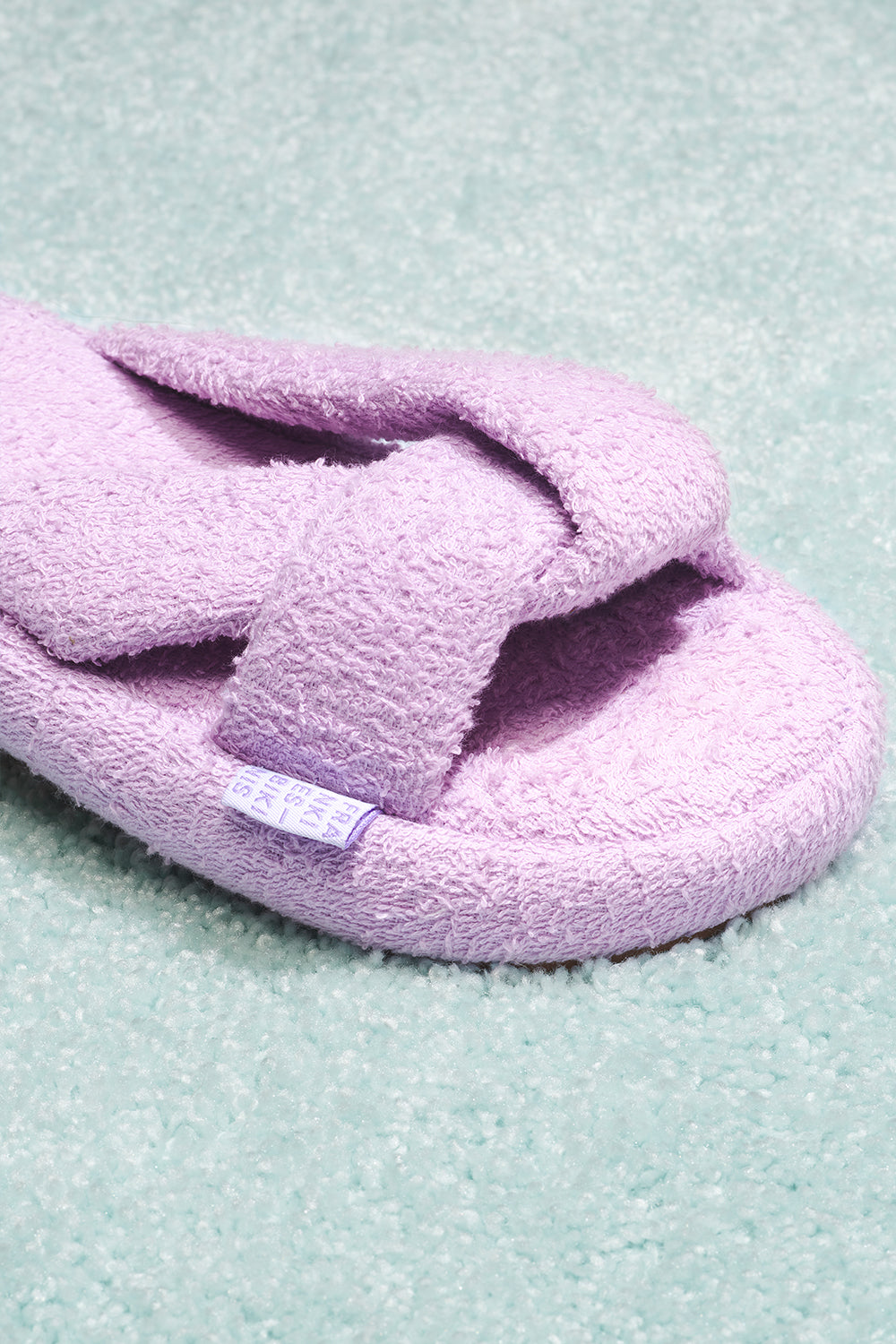Juna Terry Slide Sandal - Lilac - Image 5