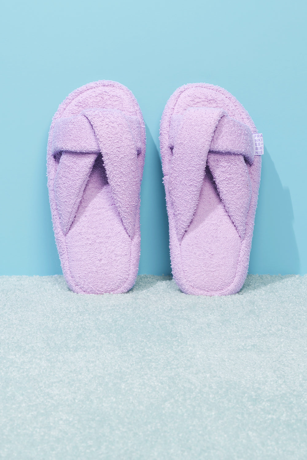 Juna Terry Slide Sandal - Lilac - Image 4
