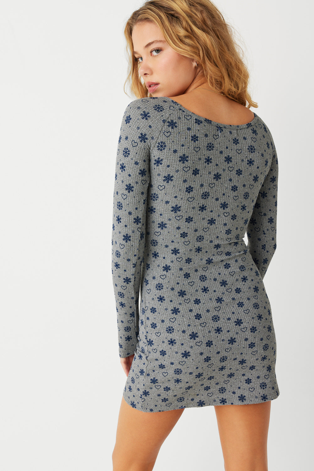 Lumi Waffle Mini Dress - Apres Ski - Image 5