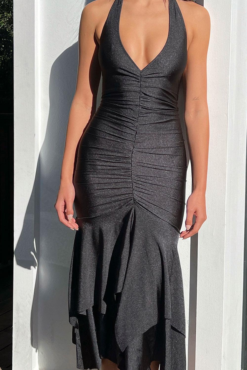 America Shine Halter Dress - Black - Image 3