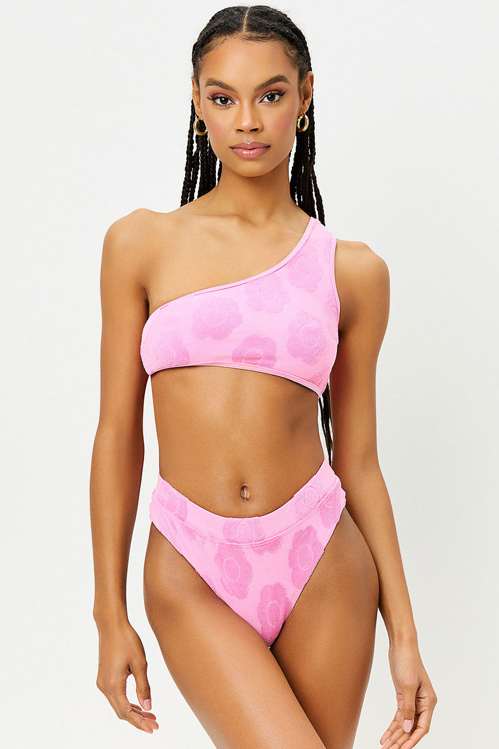 Bea Floral Terry Bikini Bottom - Flowerchild - Image 3