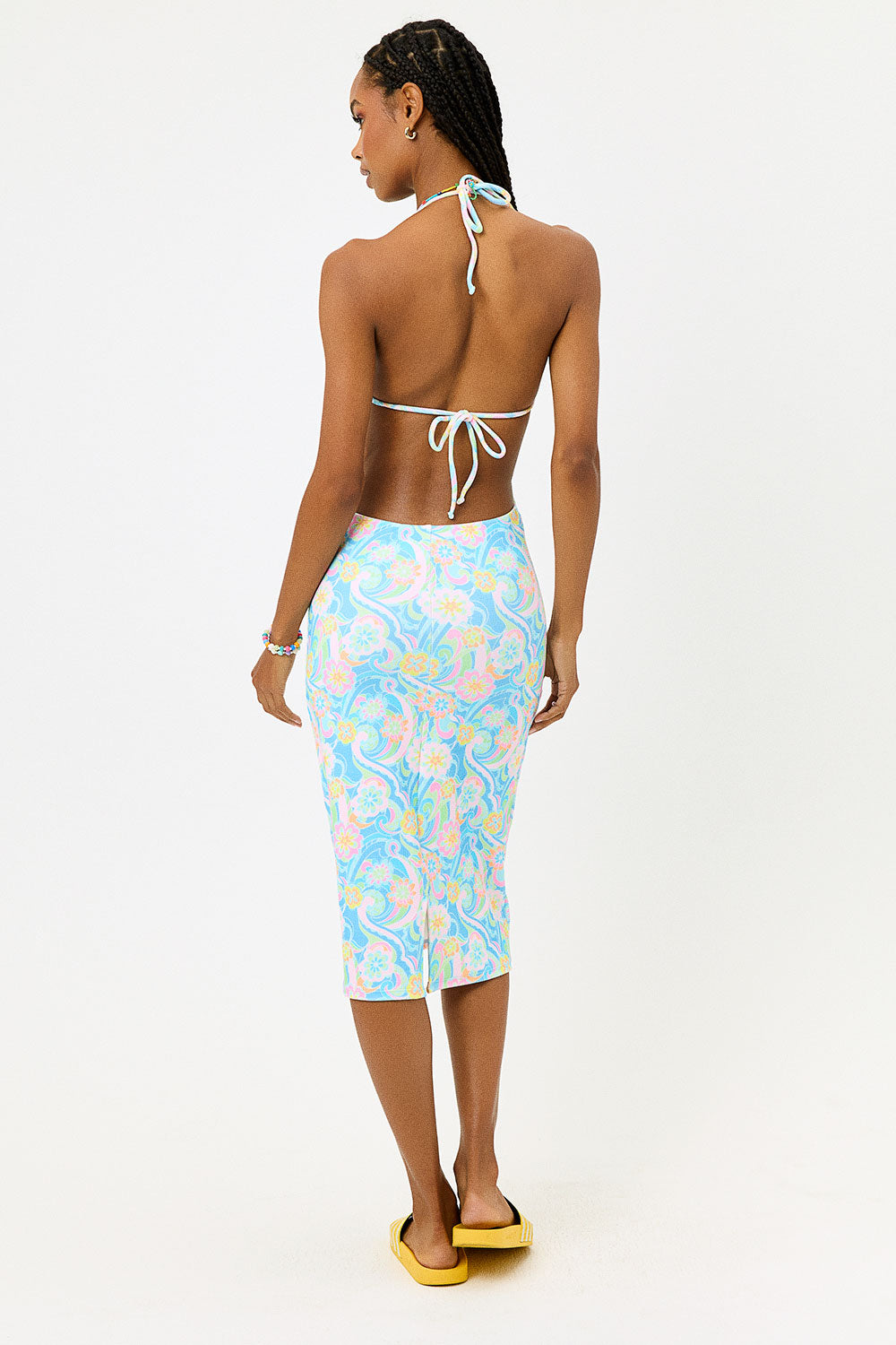 Benatar Terry Halter Dress - Sunshower - Image 4
