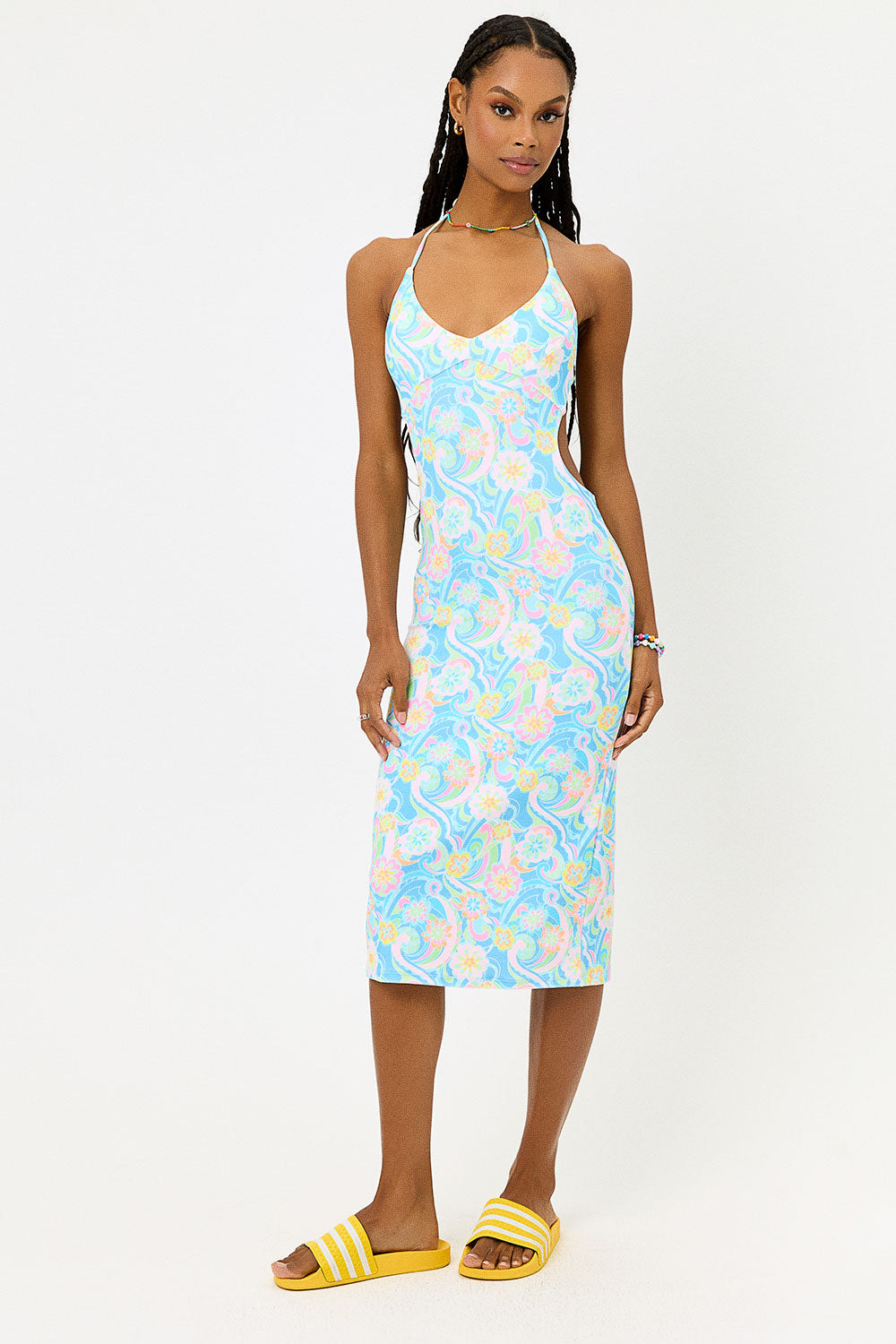Benatar Terry Halter Dress - Sunshower - Image 5