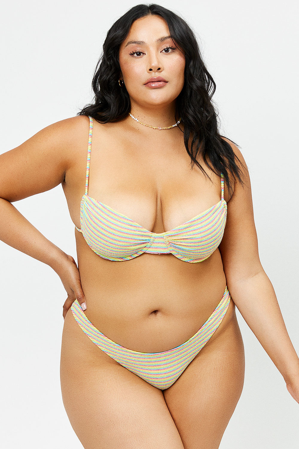 Alternative view of Boots Terry Skimpy Bikini Bottom - Lovers Stripe Terry