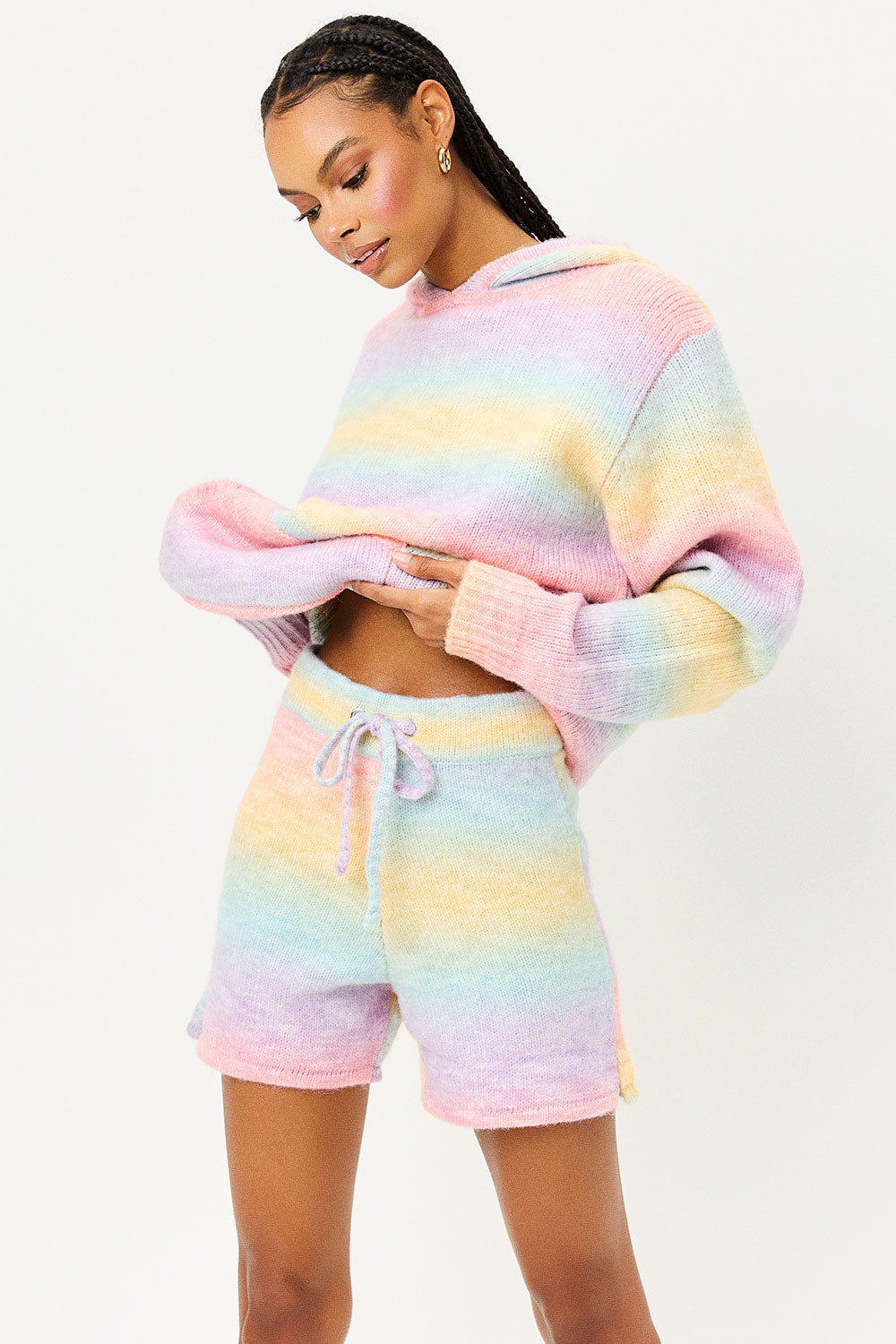 Burl Knit Sweat Short - Cotton Candy - Image 2