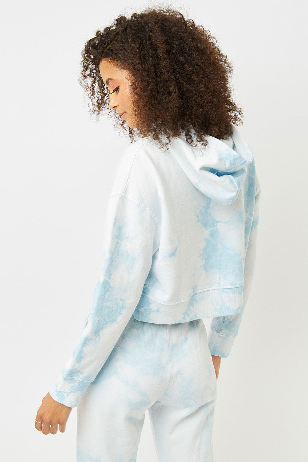 Alternative view of Burl Sweatshirt - Baby Blue Tie Dye