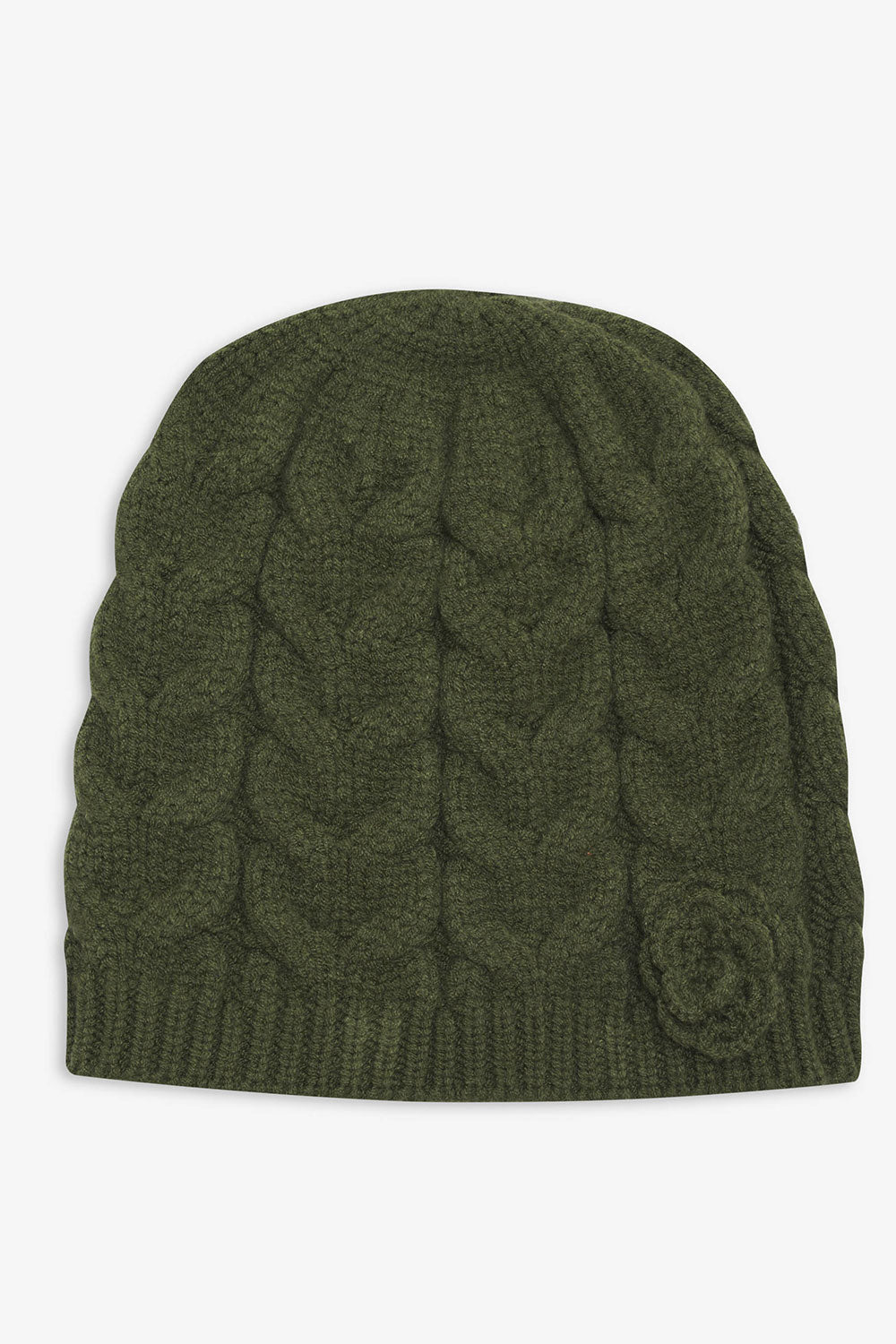 Cece Cable Cloud Knit Beanie - Jade Green - Image 2