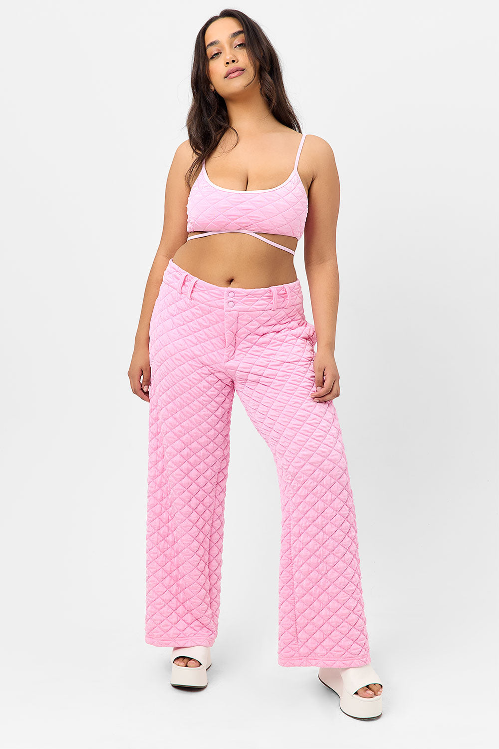 Alternative view of Chilli Cargo Pant - Baby Pink