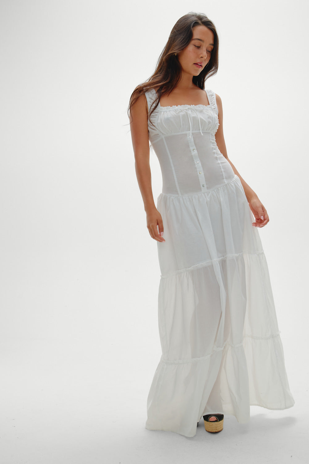Alternative view of Christabelle Ruffle Maxi Dress - Sunrose