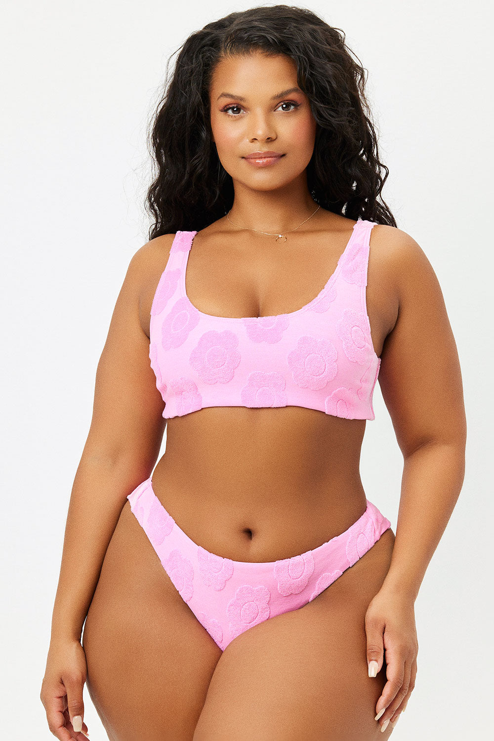 Connor Floral Terry Bikini Top - Flowerchild - Image 2