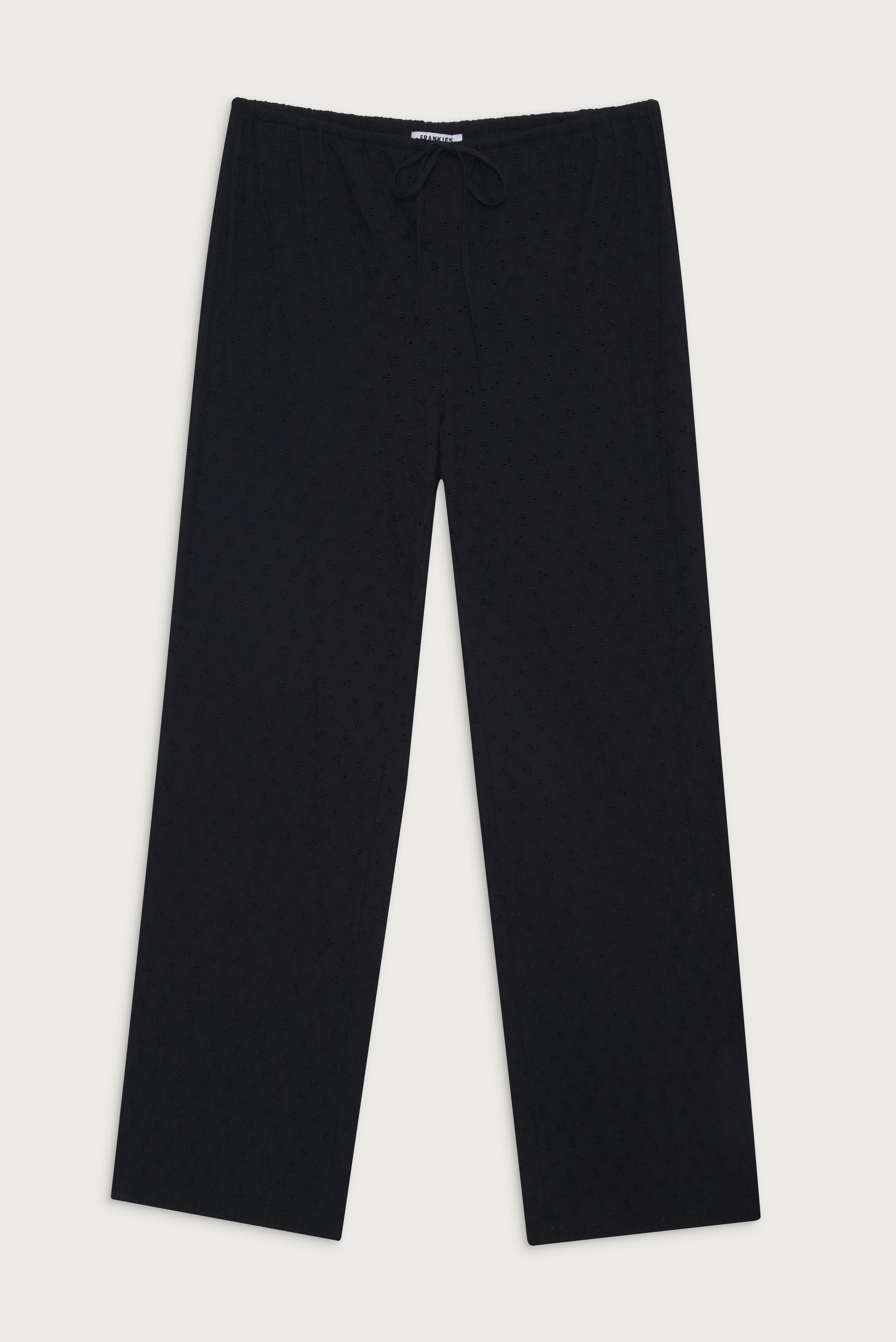 Alternative view of Daisy Eyelet Low Rise Pant - Black