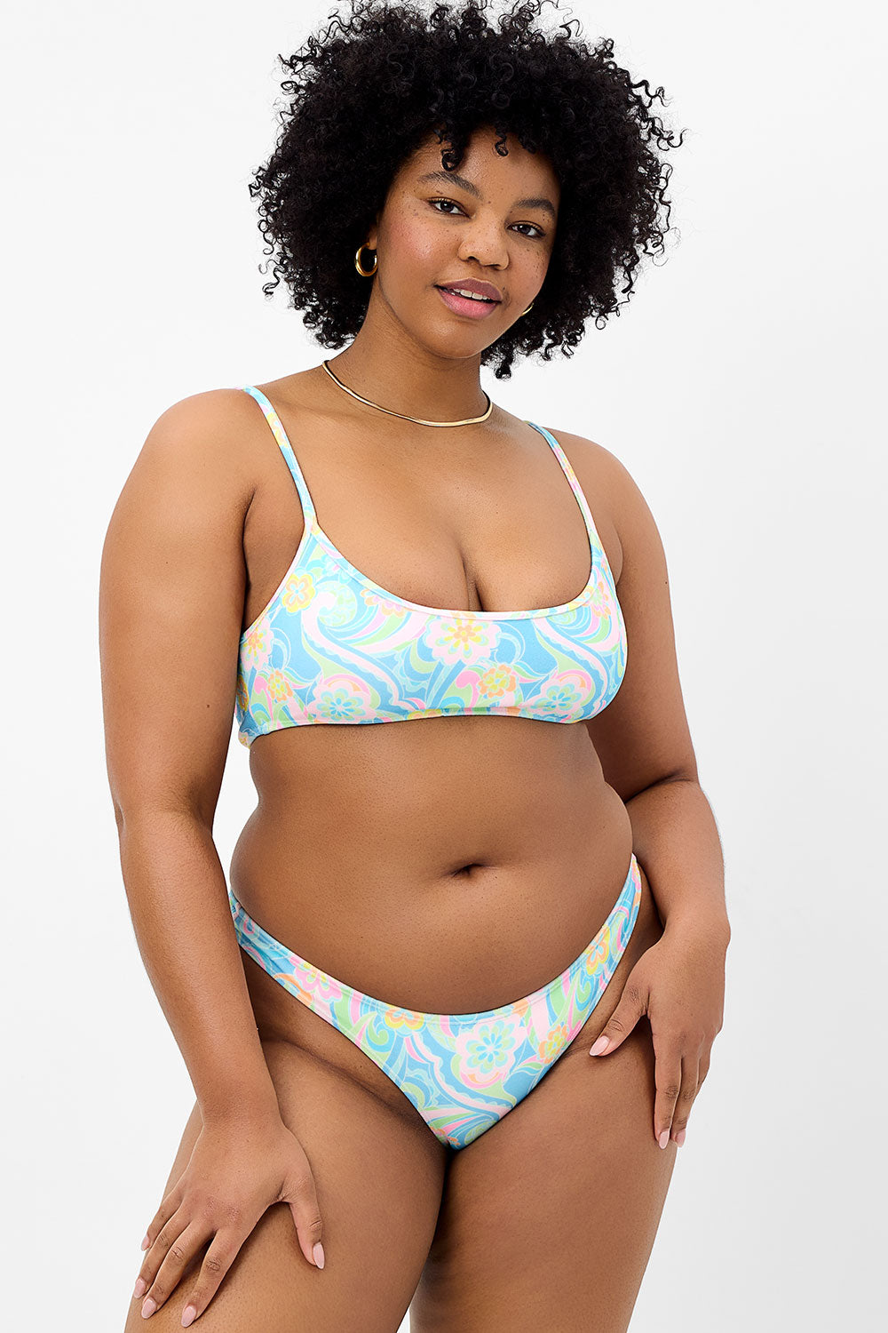 Alternative view of Dallas Terry Bralette Bikini Top - Sunshower