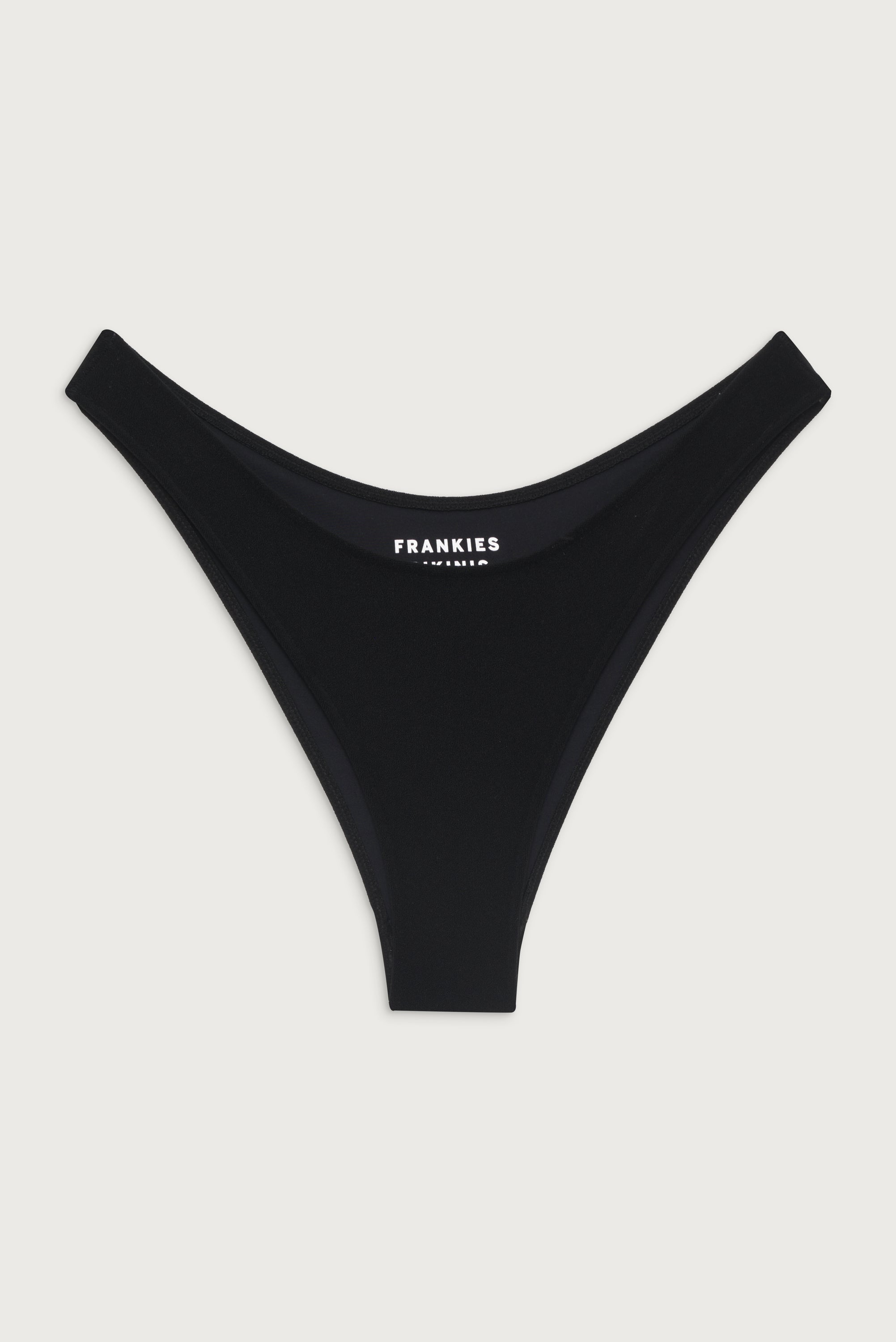 Alternative view of Dove Terry Classic Bikini Bottom - Black