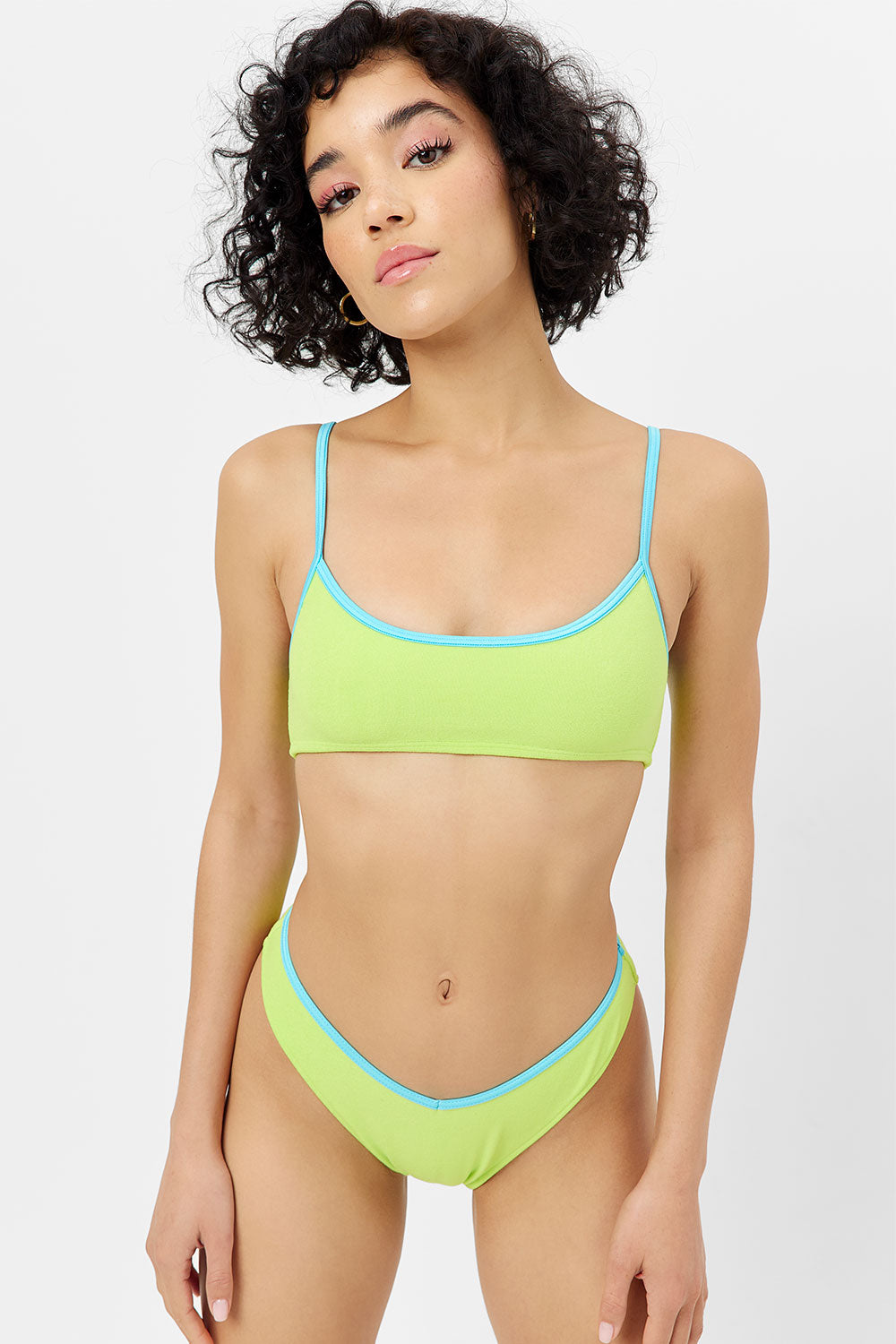 Alternative view of Enzo Terry Cheeky Bikini Bottom - Siren