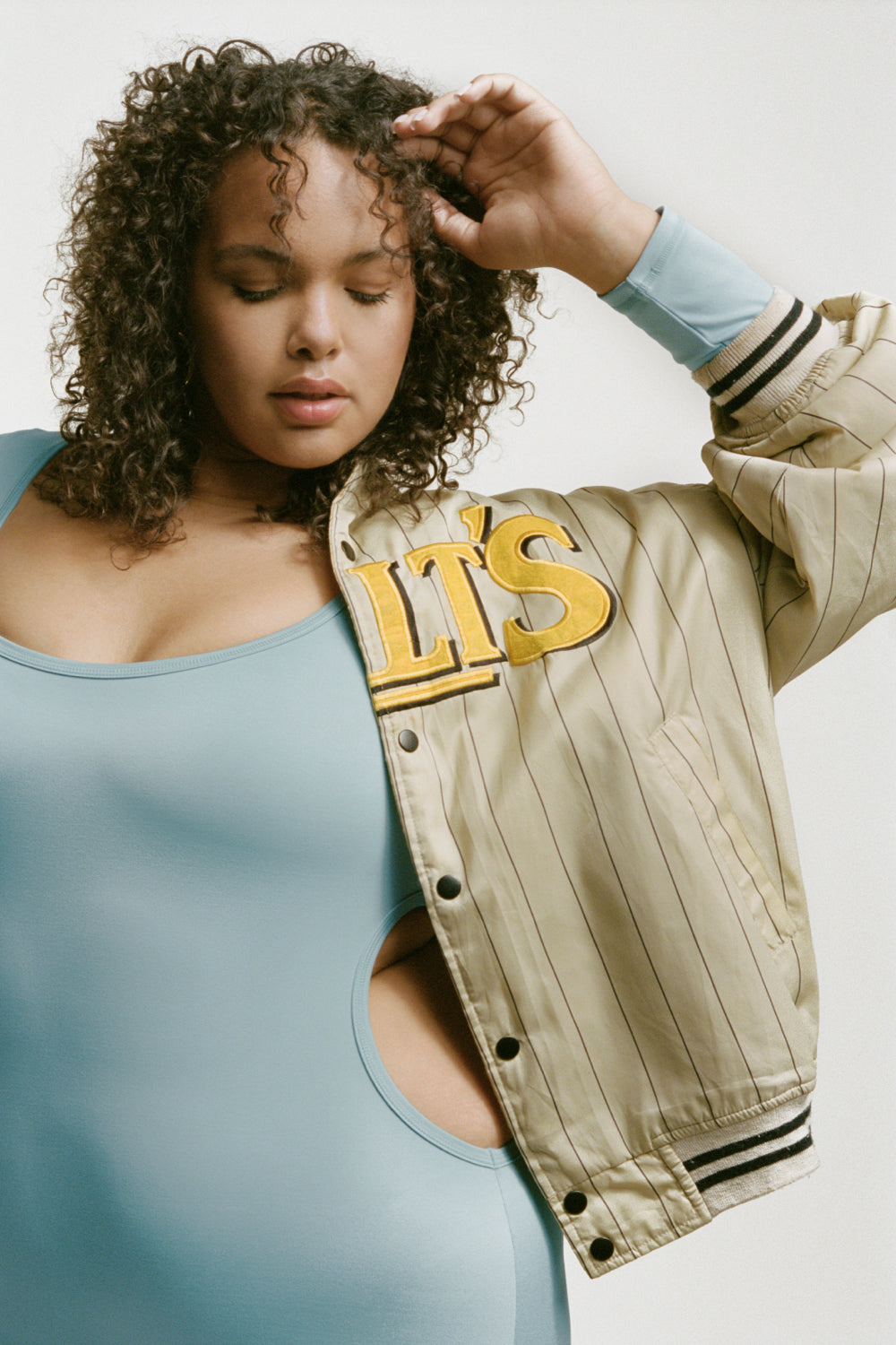 Felix Long Sleeve Bodysuit - Baby Blue - Image 6