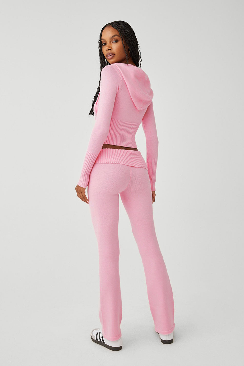 Alternative view of Fleur Cloud Knit Low Rise Pant - Valentine Pink